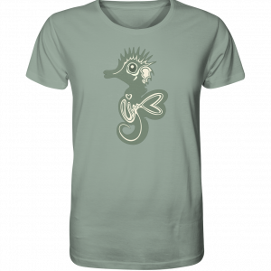 Seepferdchen mit Herz - Organic Shirt