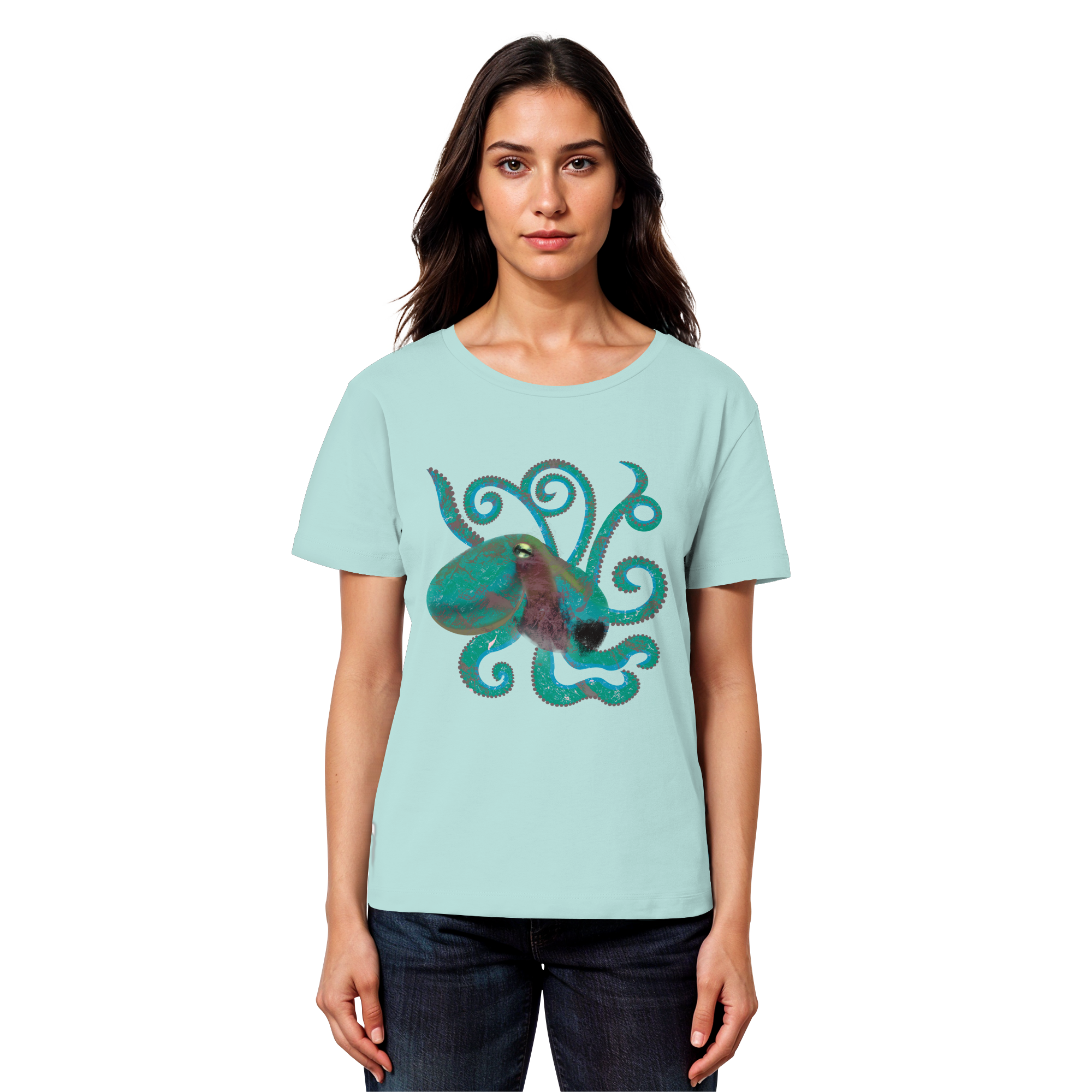 Okto 2D - Womens Organic Lightweight T-Shirt – Bild 5