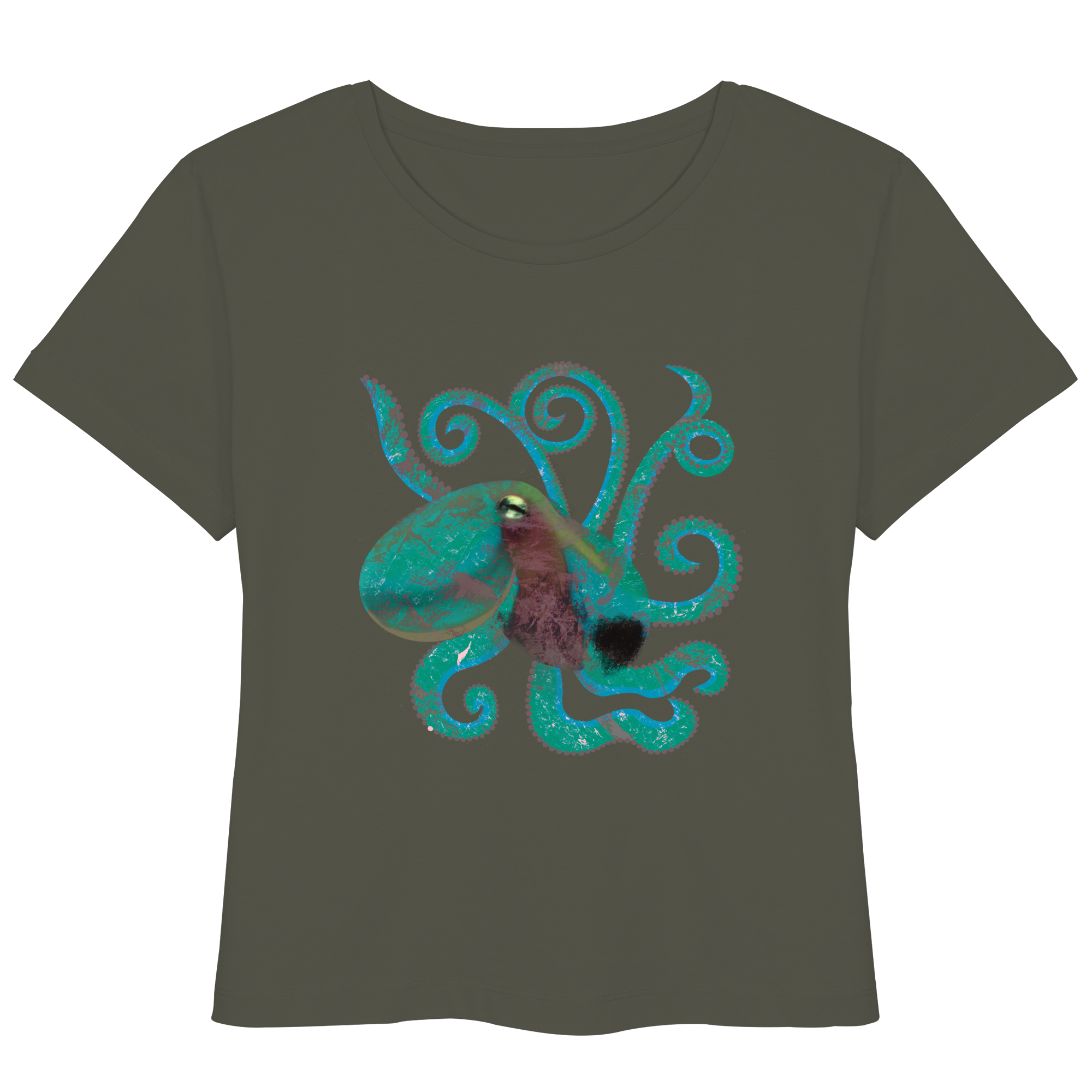 Okto 2D - Womens Organic Lightweight T-Shirt – Bild 6