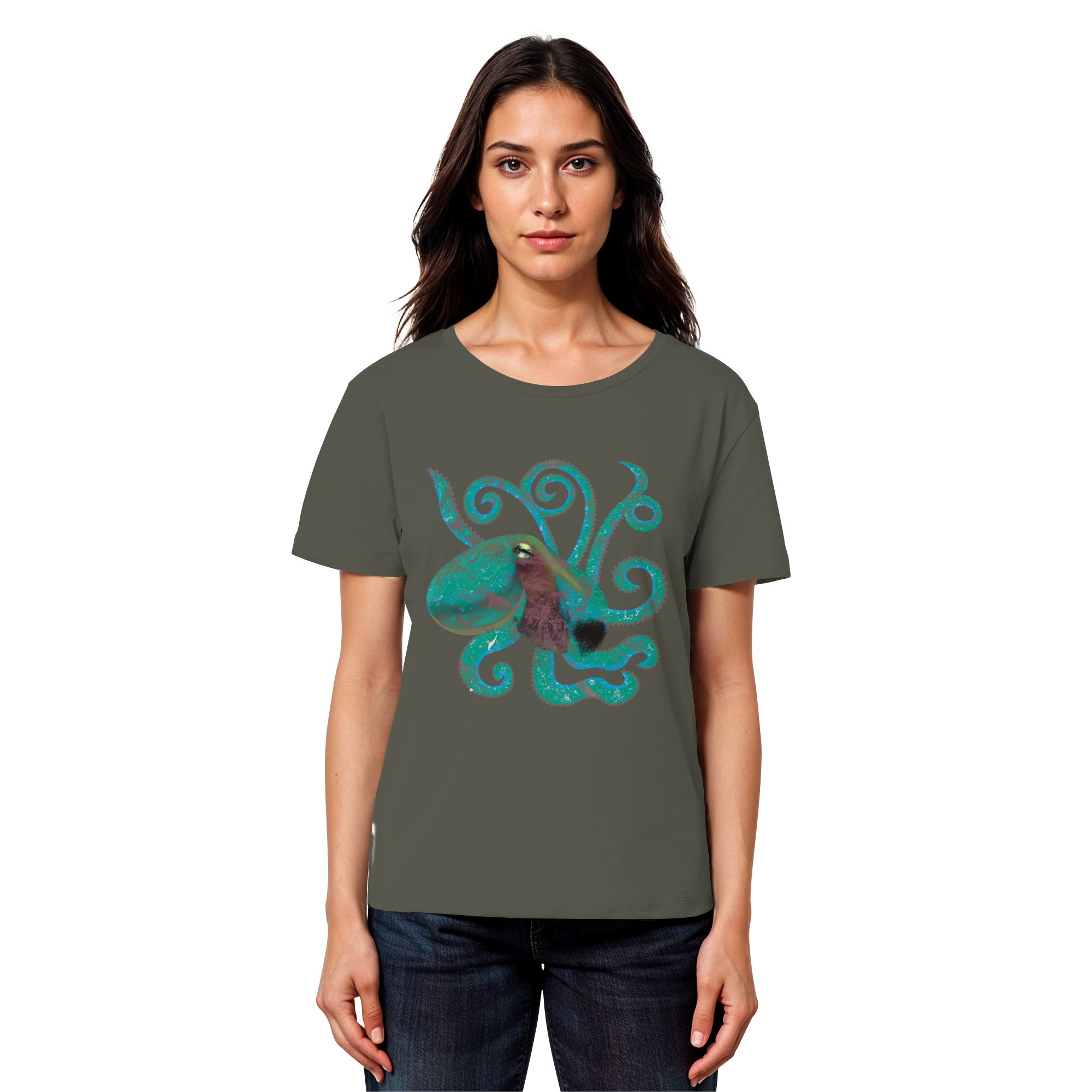 Okto 2D - Womens Organic Lightweight T-Shirt – Bild 7