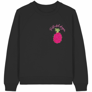 Fruta del dragon - Womens Organic Raglan Sweatshirt