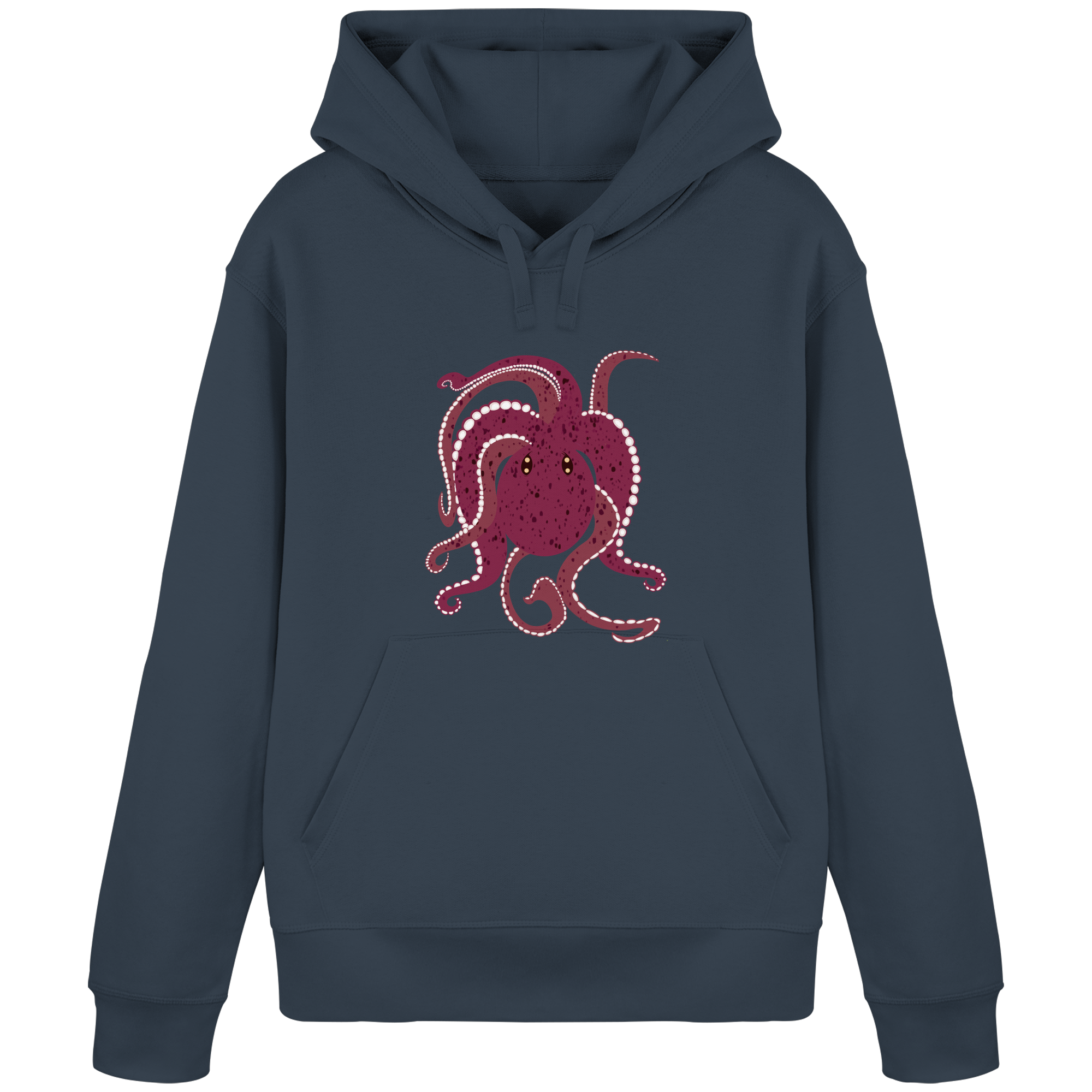 Oktopus mit Tiefgang - Organic Basic Hoodie – Bild 4
