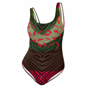 Frische Shrimps - Einteiliger Badeanzug