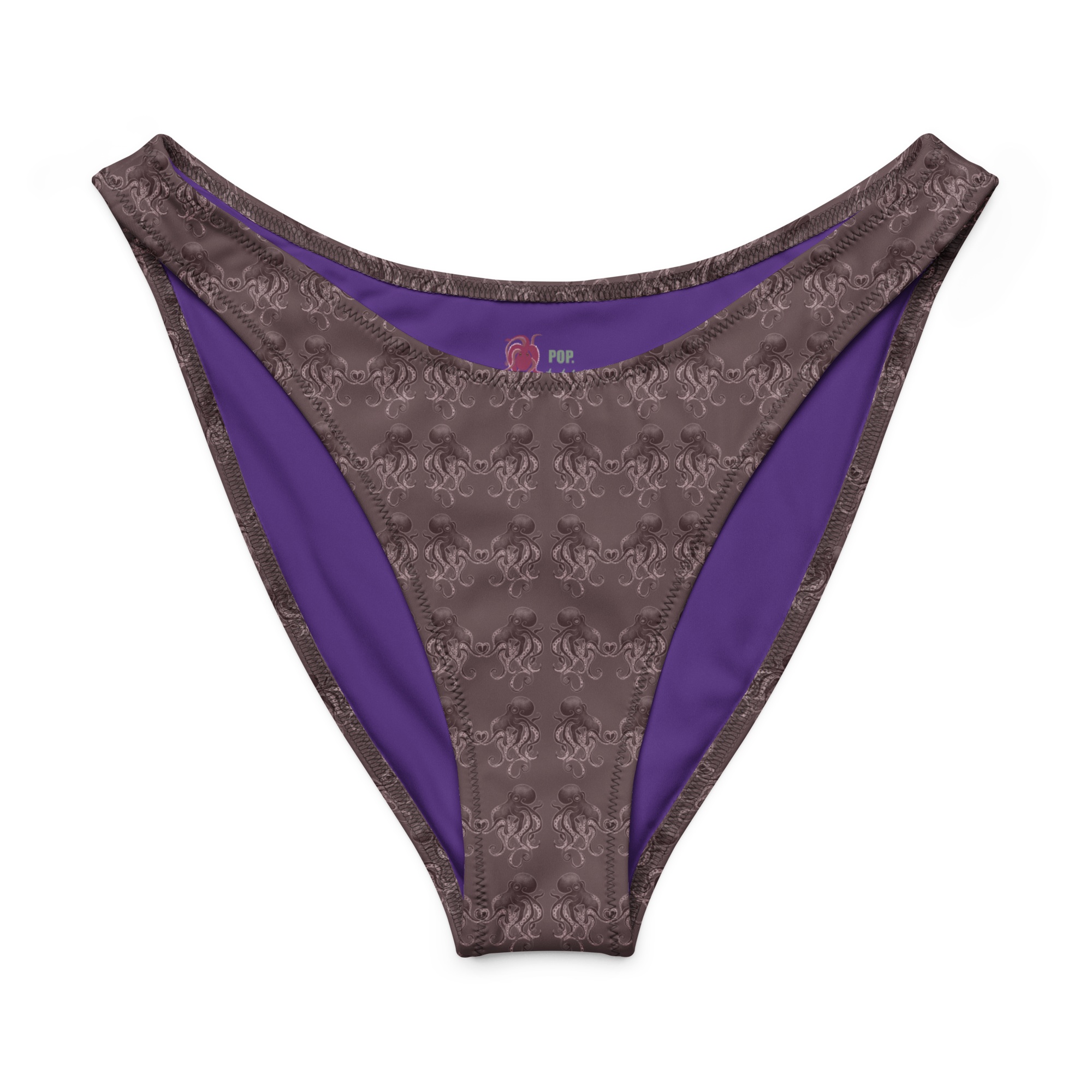 Tentakulös - Recycelte Bikinihose V-Schnitt