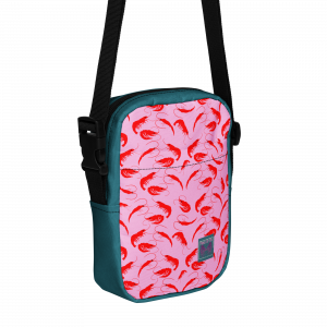 Frische Shrimps - praktische Umhängetasche