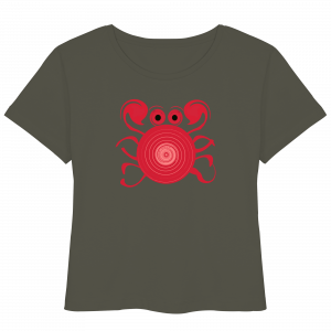 Salty Crab - Womens Organic Lightweight T-Shirt