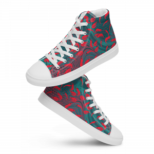 Frische Shrimps - High-Top Leinenschuhe für Damen