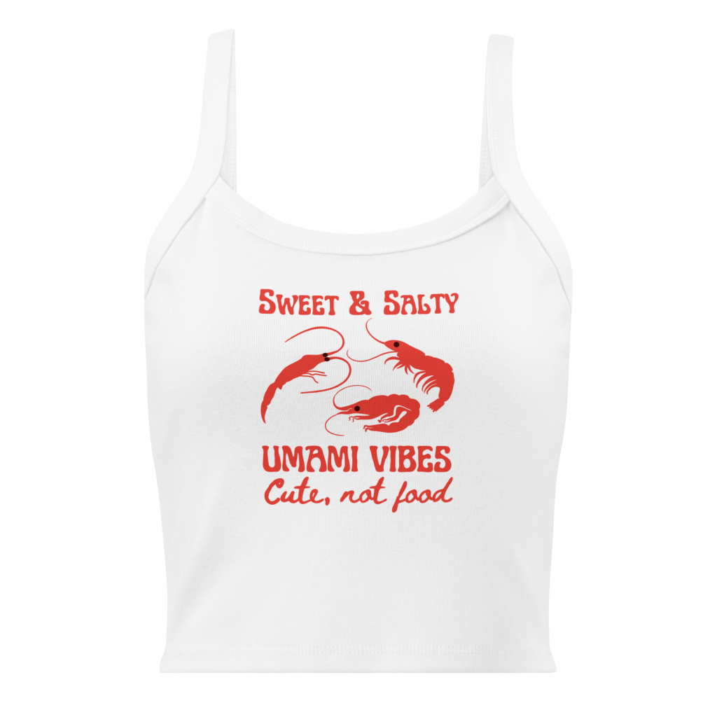 Frische Shrimps - Damen Tanktop mit feiner Rippstruktur