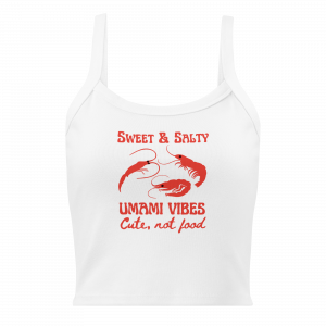 Frische Shrimps - Damen Tanktop mit feiner Rippstruktur