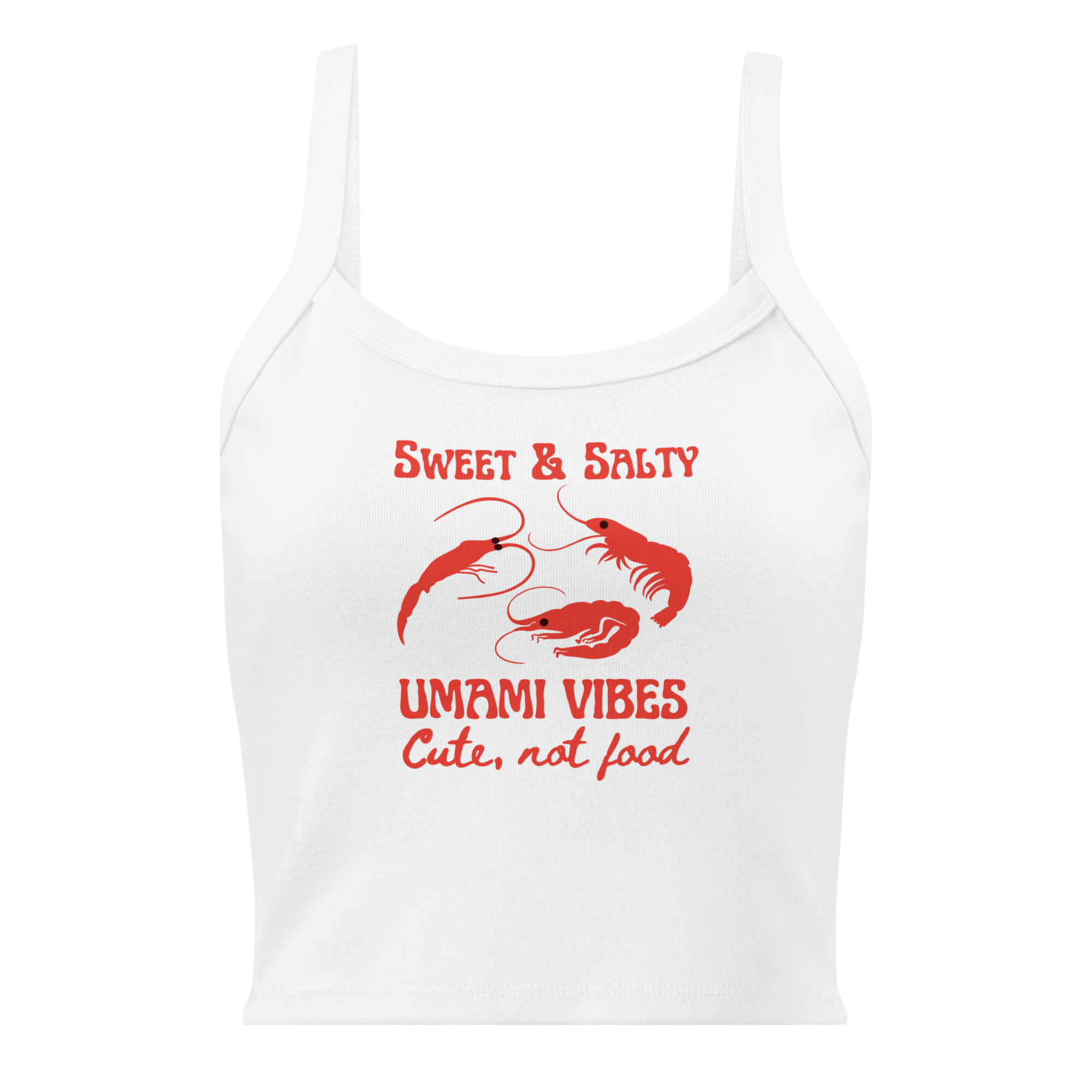 Frische Shrimps - Damen Tanktop mit feiner Rippstruktur