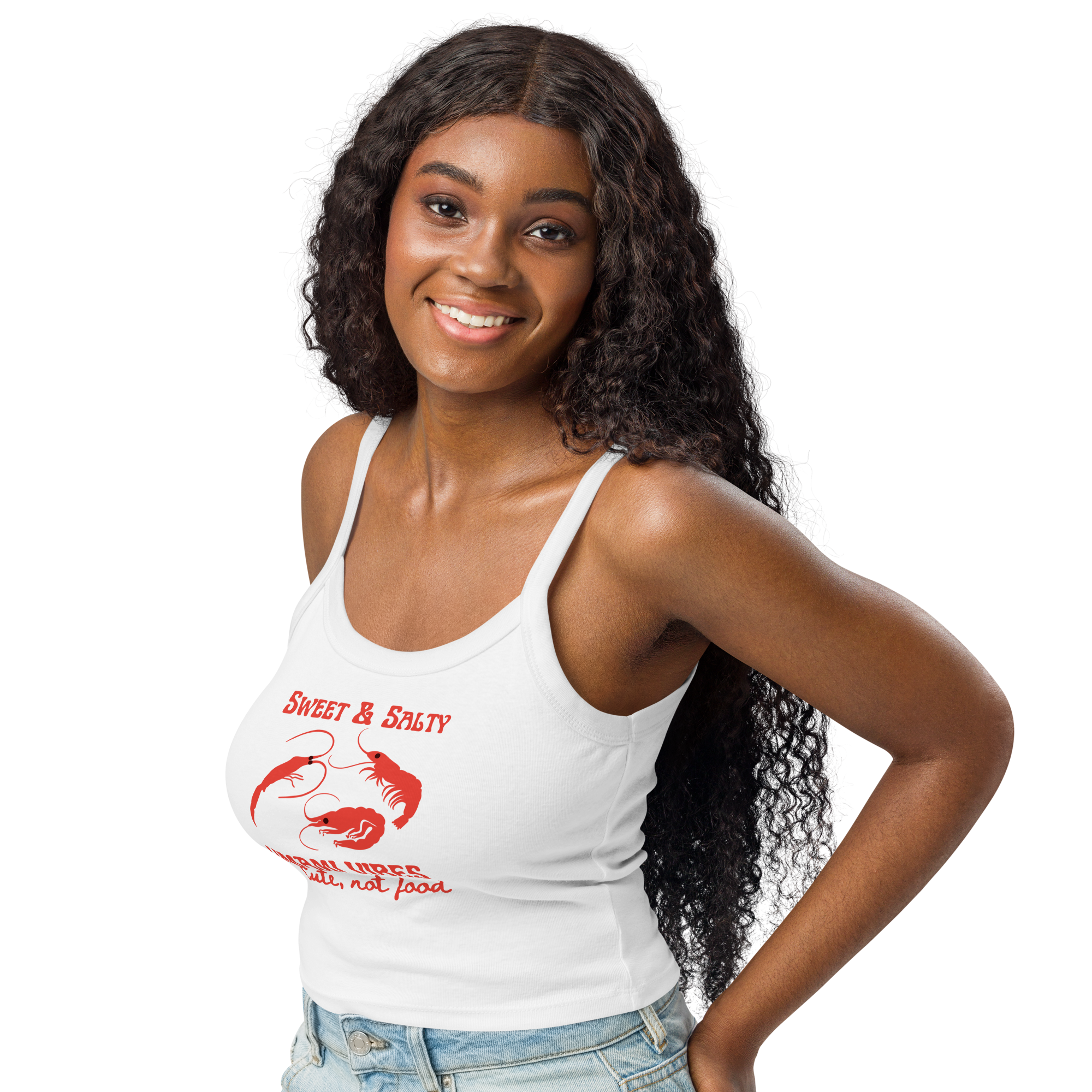 Frische Shrimps - Damen Tanktop mit feiner Rippstruktur – Bild 2