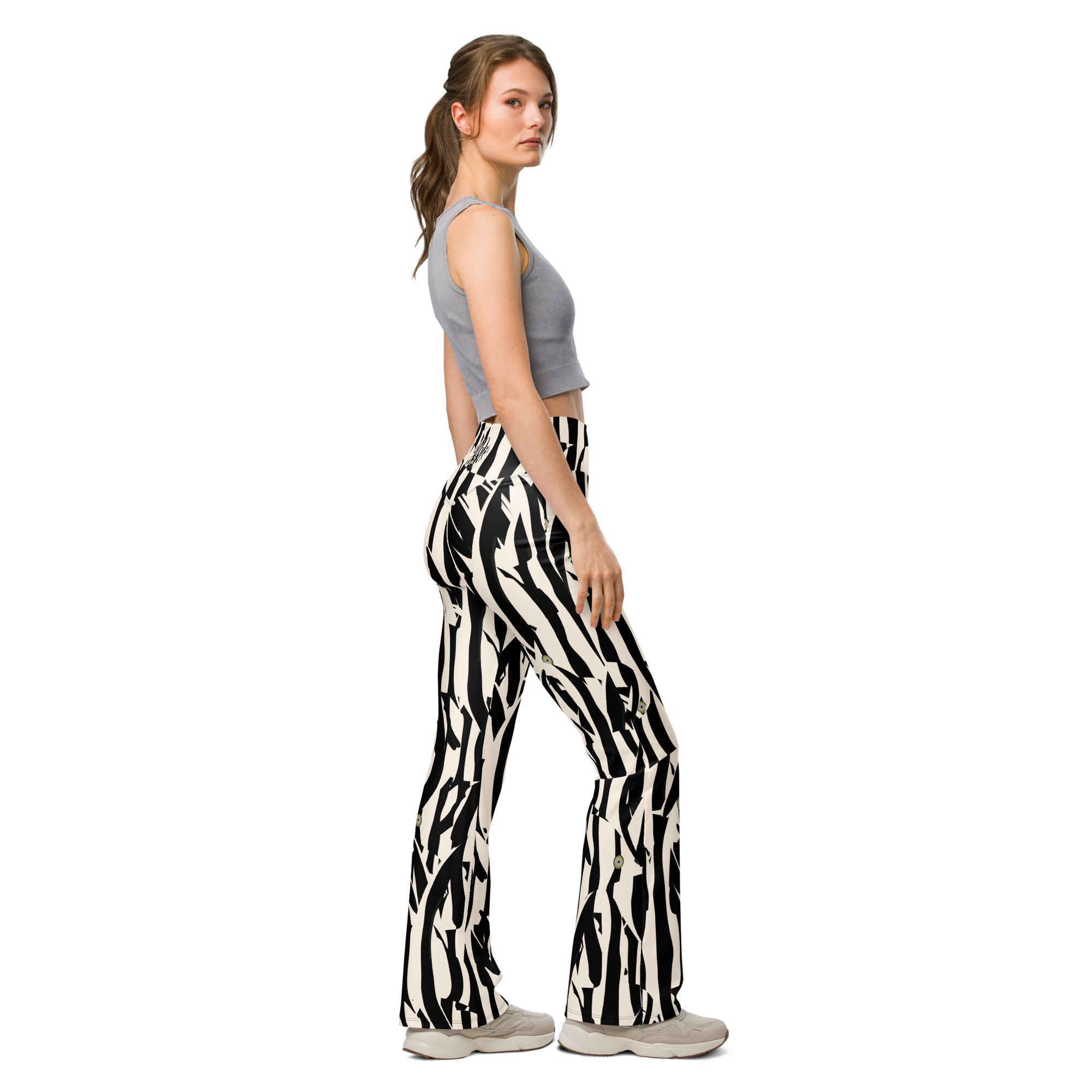 Leggings mit Schlag – Bild 2