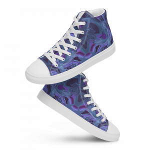 Deep Sea - High-Top Leinenschuhe für Herren