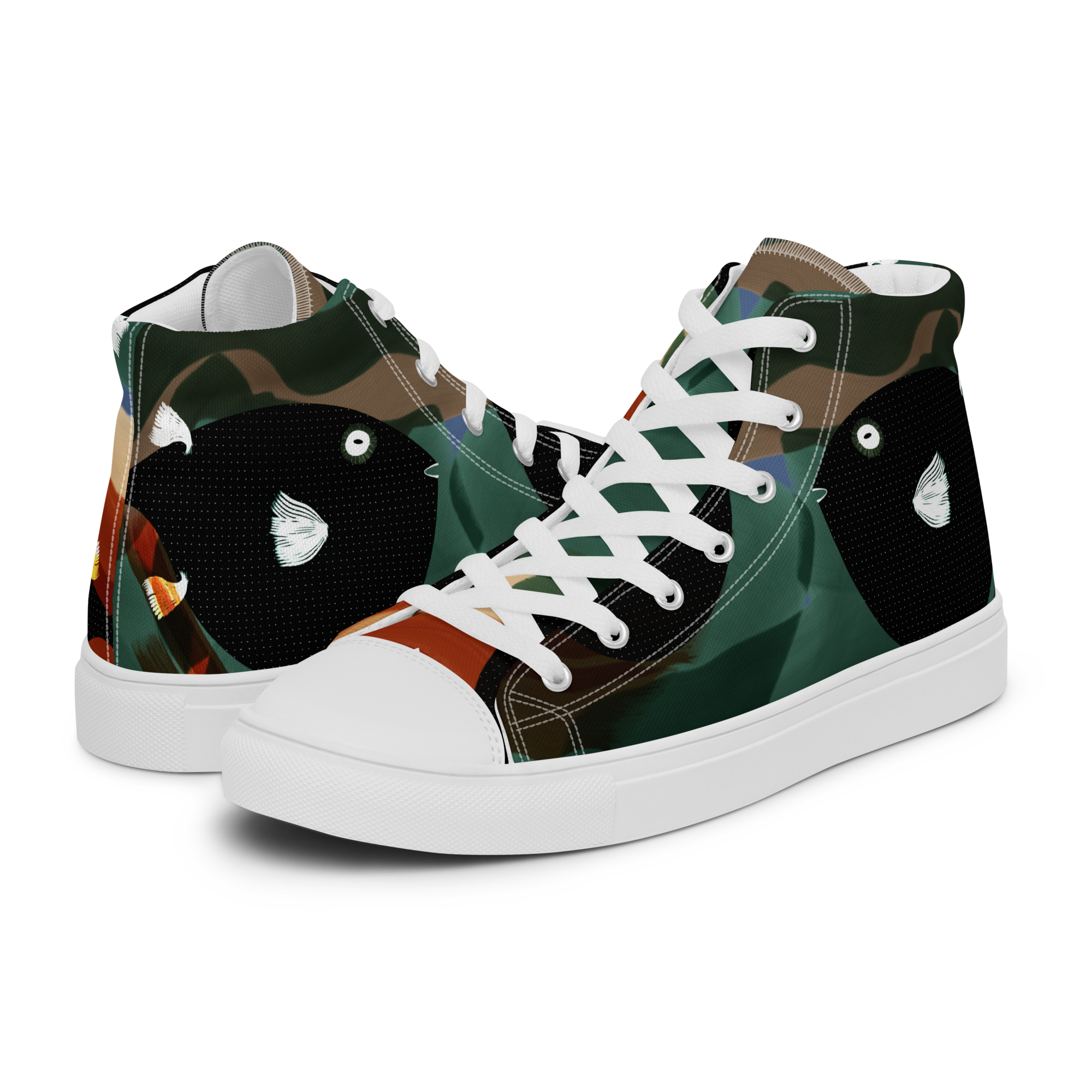 Blubberbunt - High-Top Leinenschuhe für Herren – Bild 5