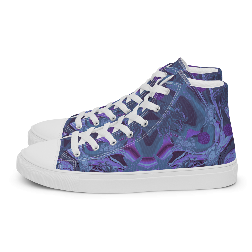Deep Sea - High-Top Leinenschuhe für Herren