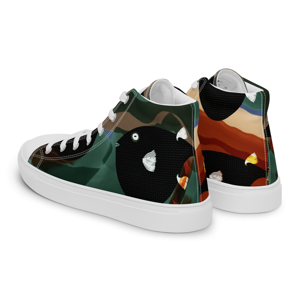 Blubberbunt - High-Top Leinenschuhe für Herren