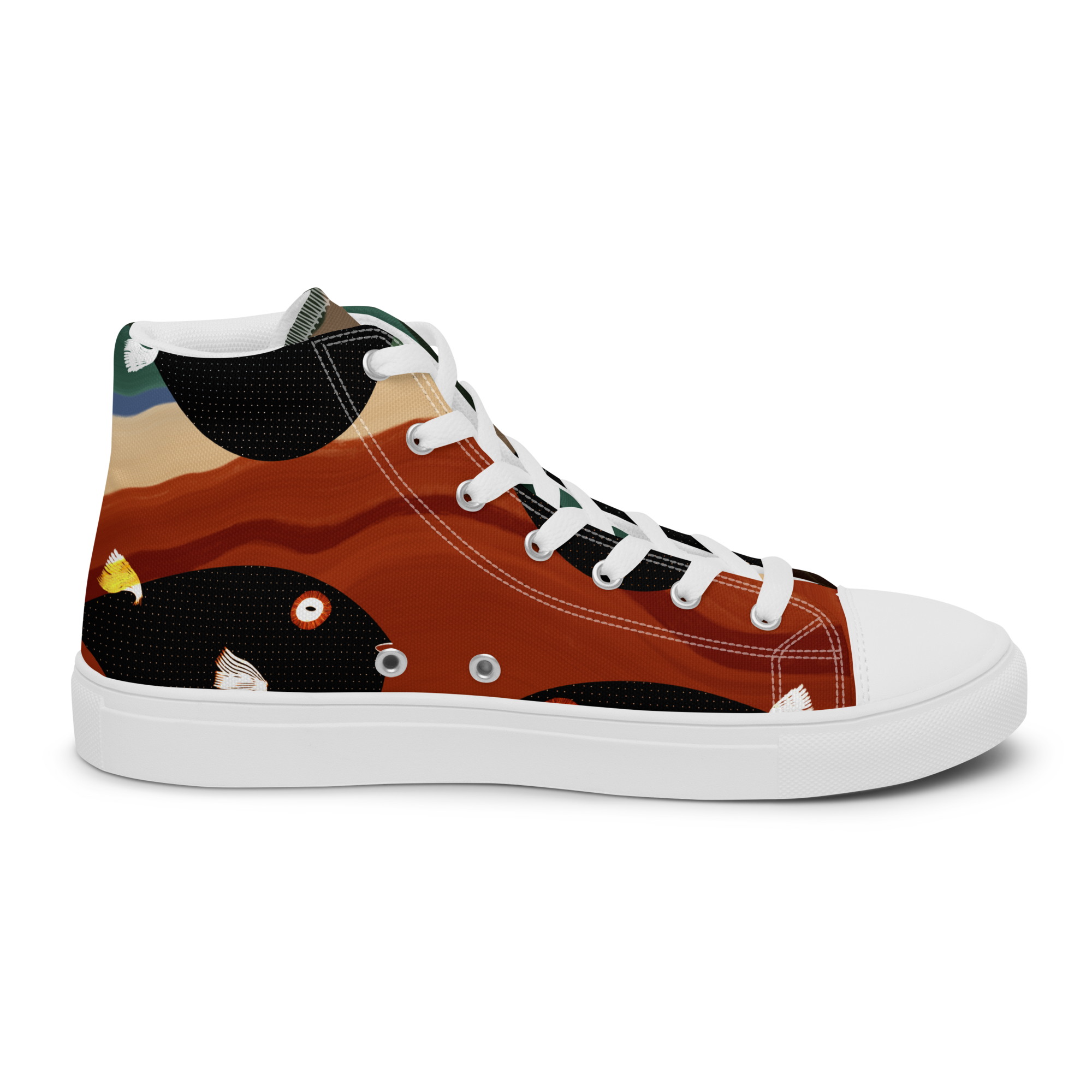 Blubberbunt - High-Top Leinenschuhe für Herren – Bild 3