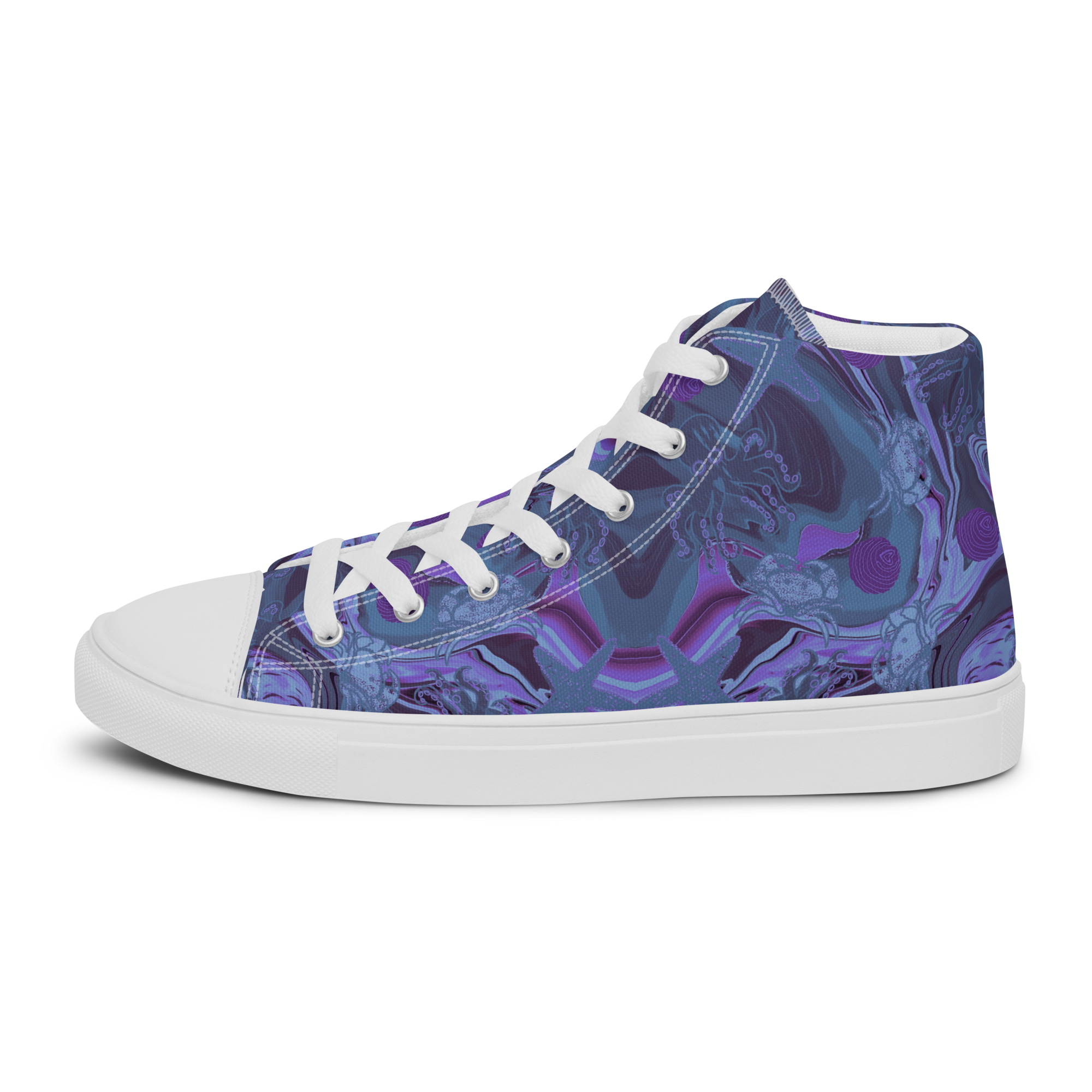 Deep Sea - High-Top Leinenschuhe für Herren – Bild 4