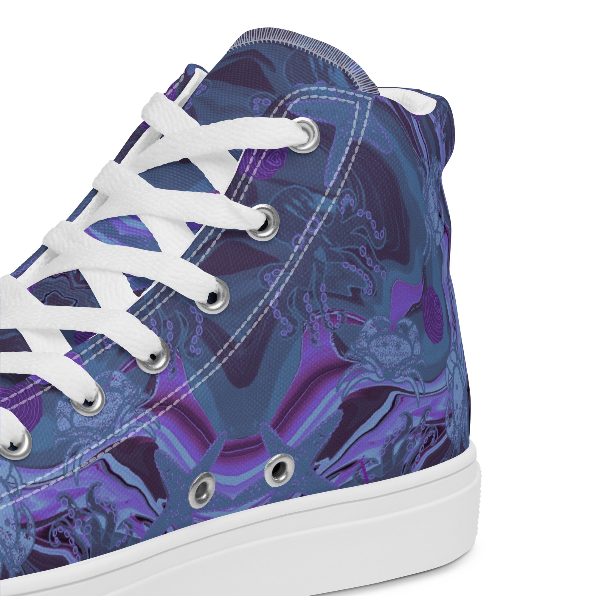 Deep Sea - High-Top Leinenschuhe für Herren – Bild 3