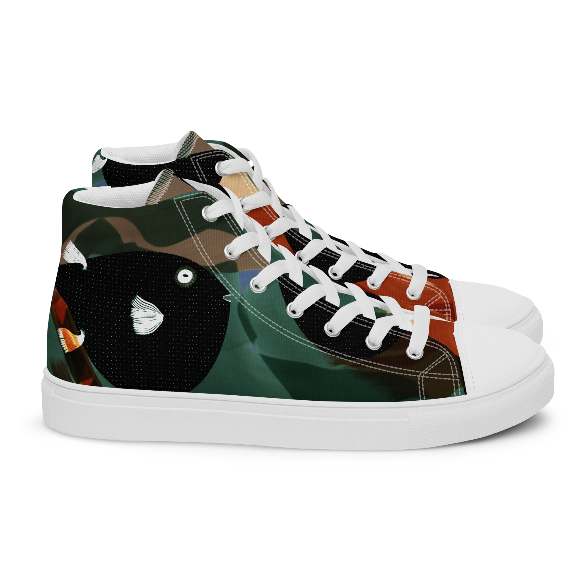 Blubberbunt - High-Top Leinenschuhe für Herren – Bild 16