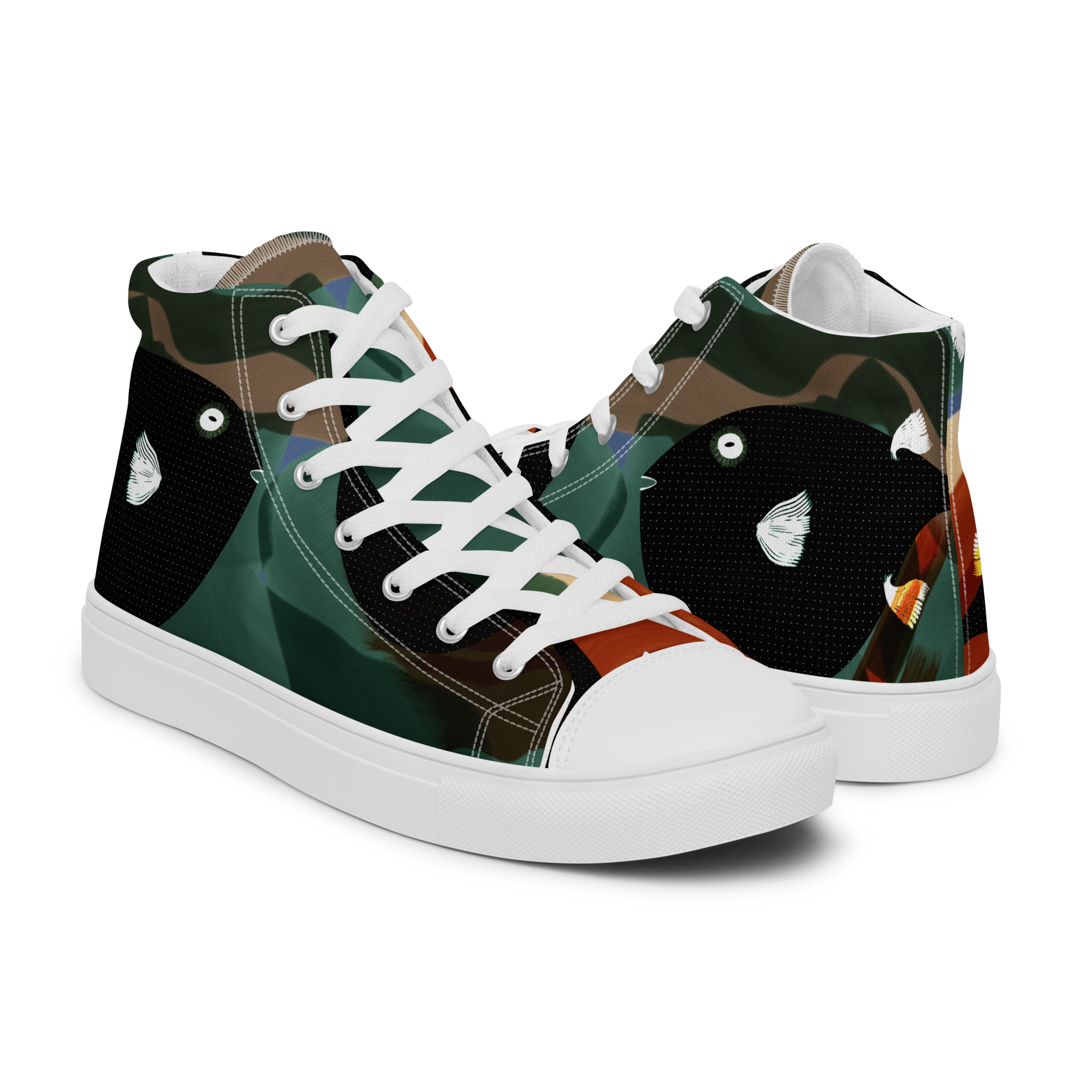 Blubberbunt - High-Top Leinenschuhe für Herren – Bild 15