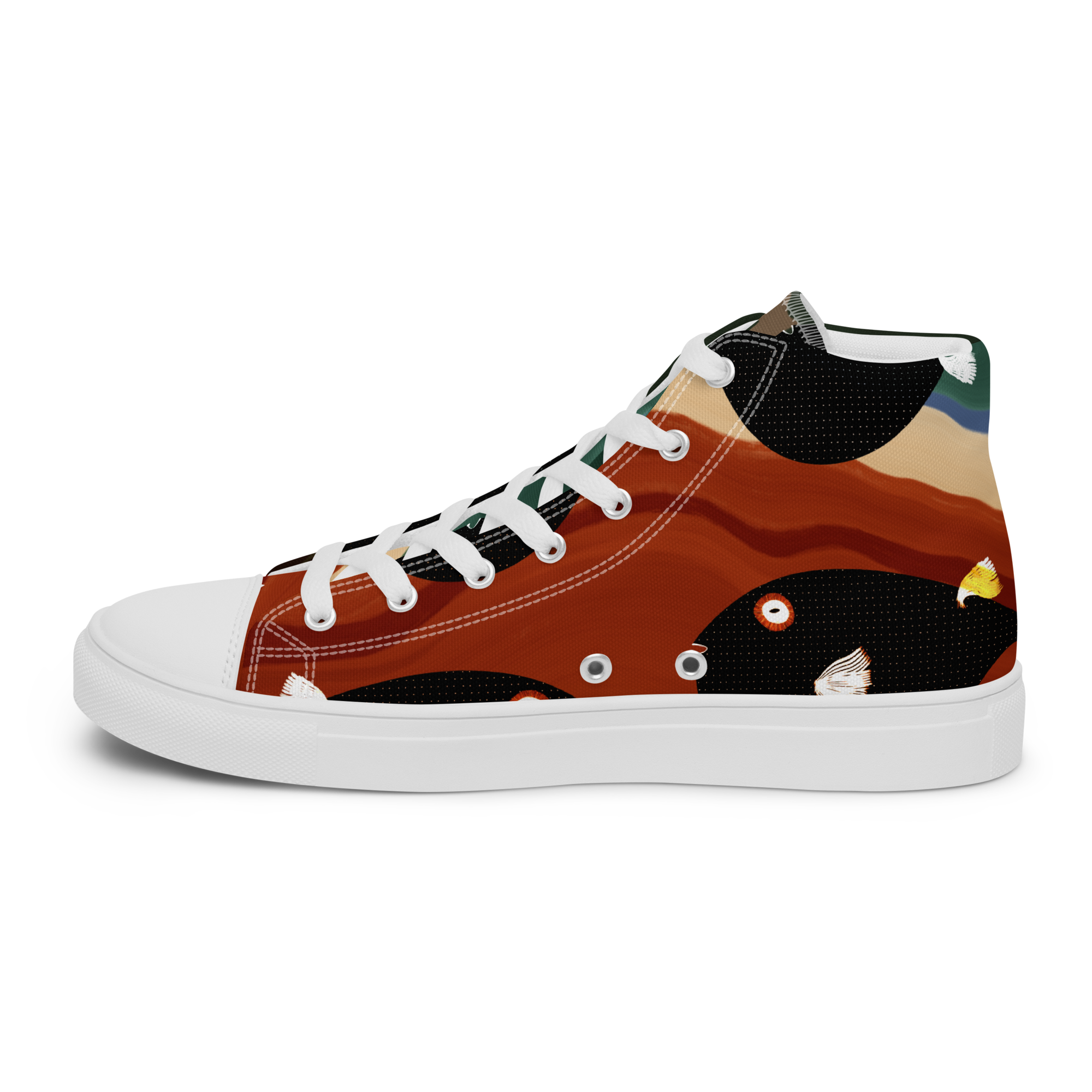 Blubberbunt - High-Top Leinenschuhe für Herren – Bild 12