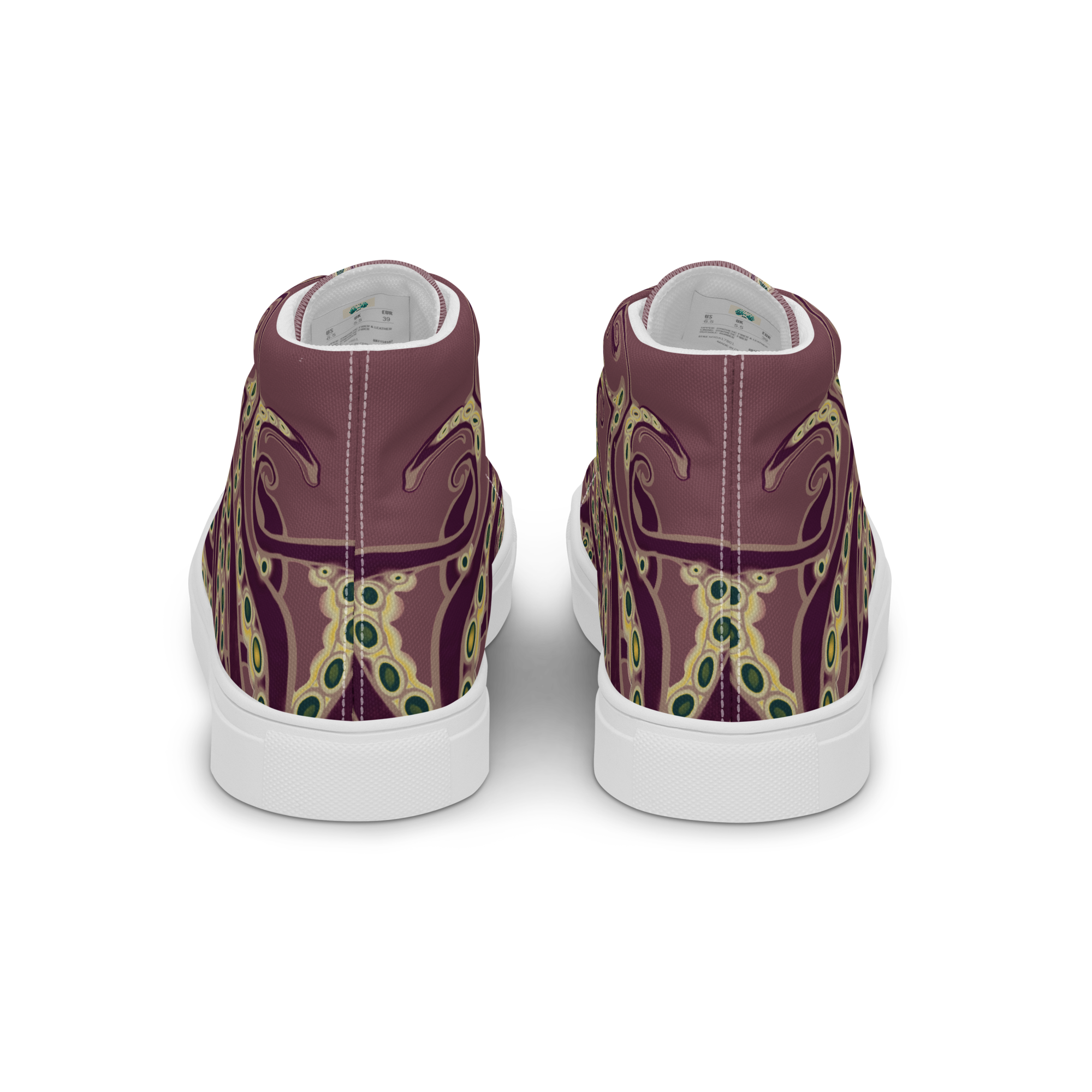 Tentakulös - High-Top Leinenschuhe für Damen – Bild 7