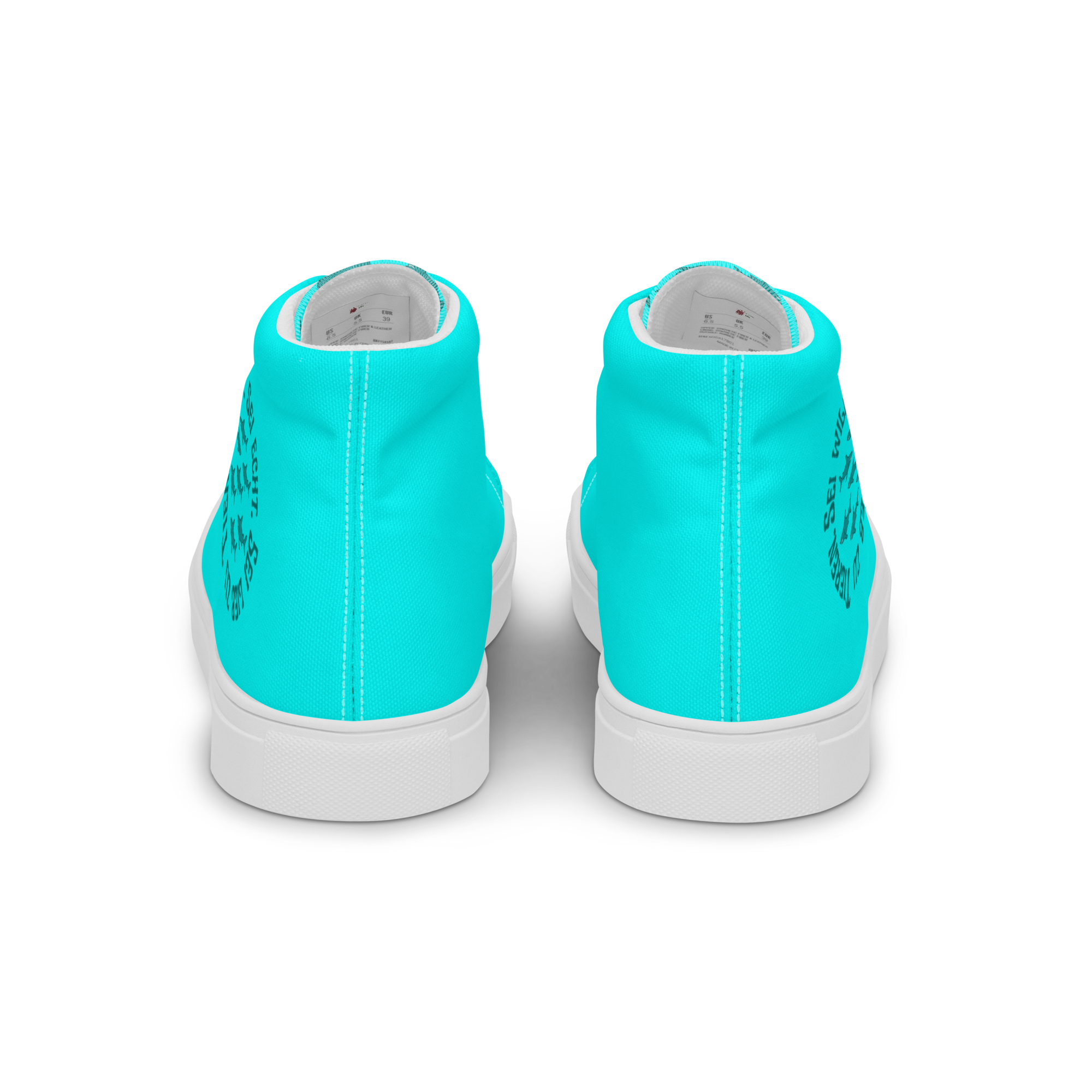 Friendly Hai - Neon High-Top Leinenschuhe für Damen – Bild 10