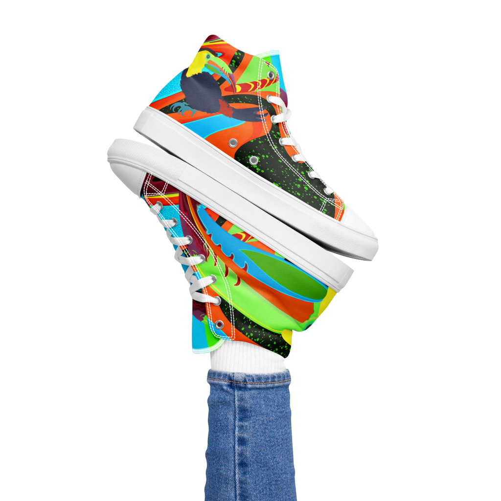 Tucan - High-Top Leinenschuhe für Damen