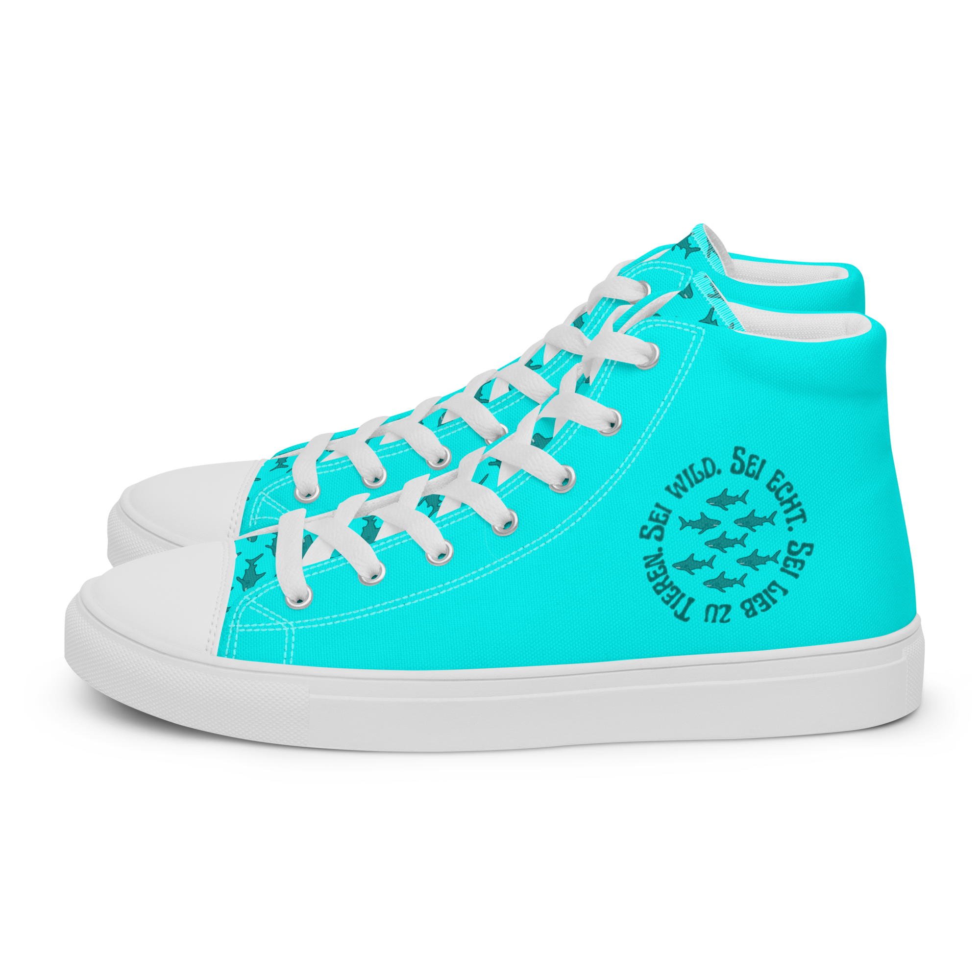 Friendly Hai - Neon High-Top Leinenschuhe für Damen – Bild 7