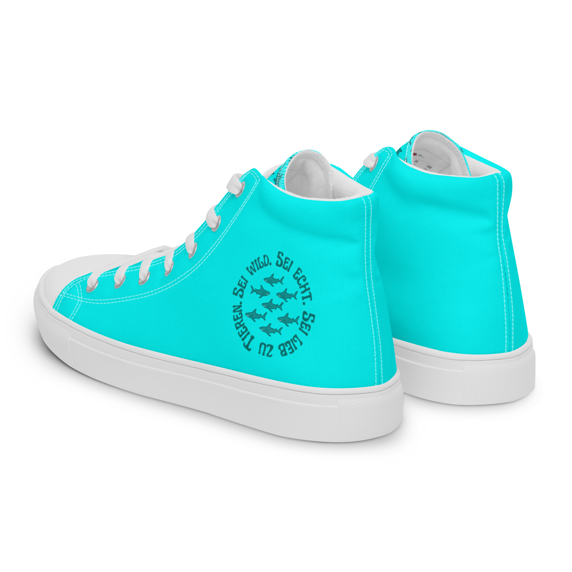 Friendly Hai - Neon High-Top Leinenschuhe für Damen – Bild 5
