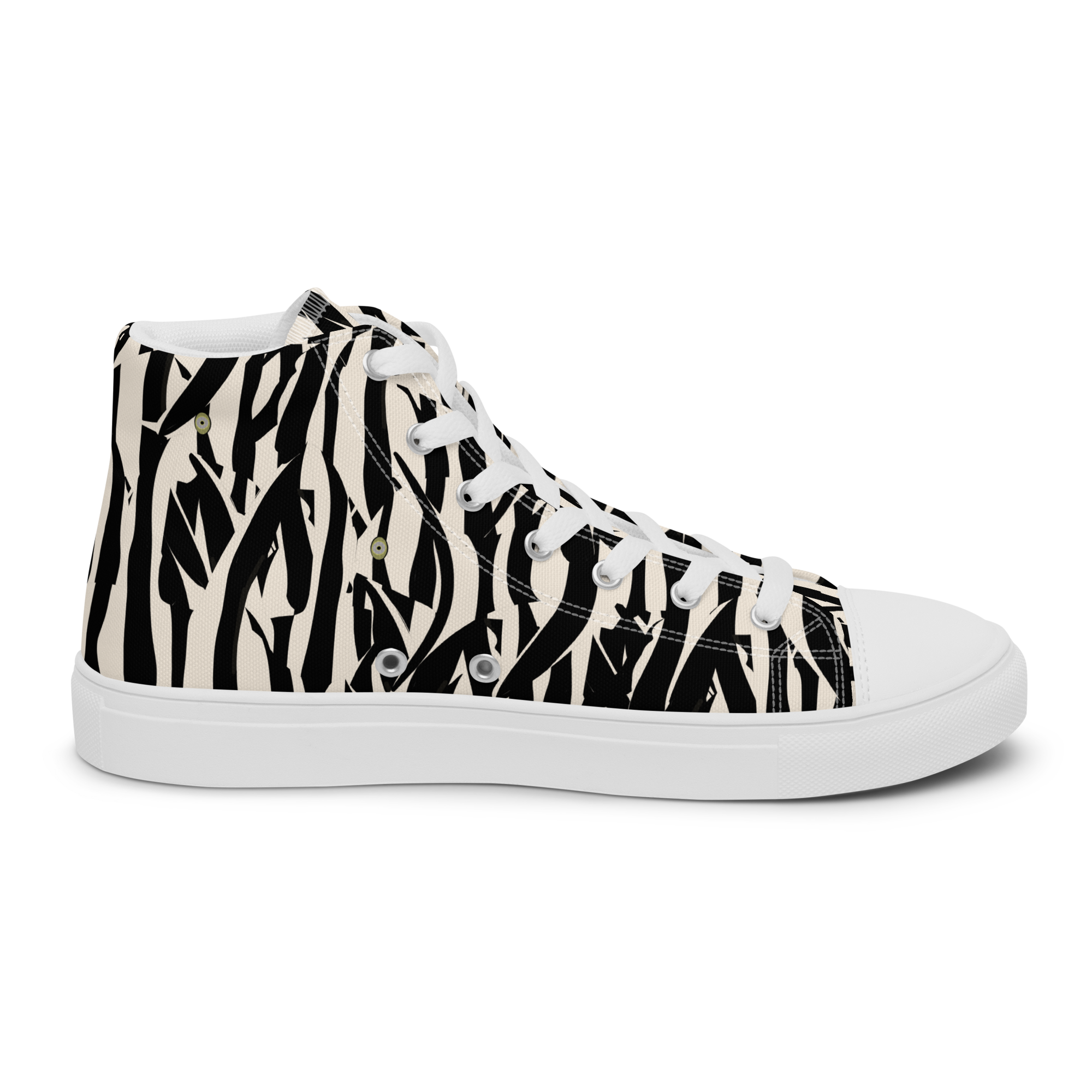 Old Wife Fish - High-Top Leinenschuhe für Damen – Bild 5