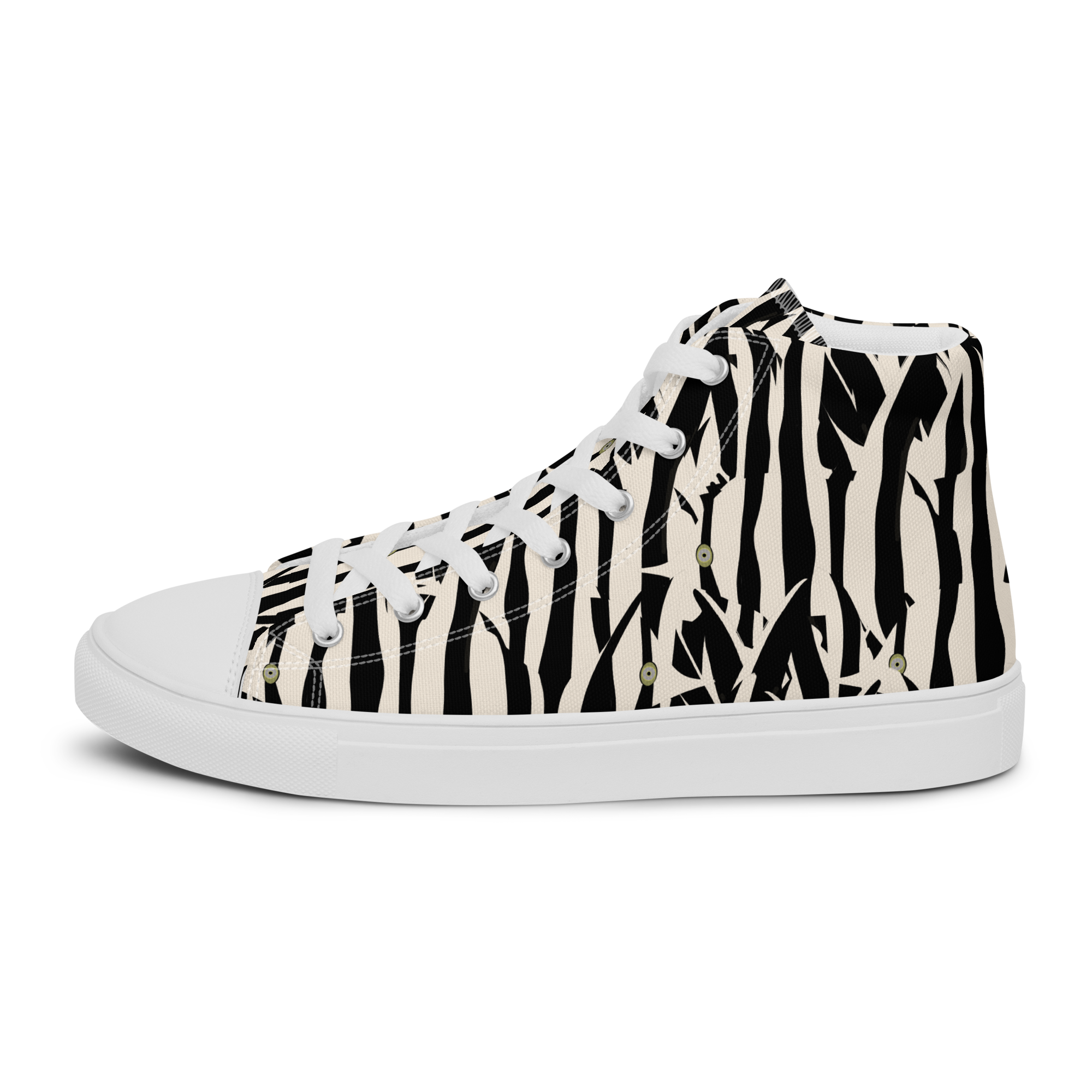 Old Wife Fish - High-Top Leinenschuhe für Damen – Bild 6