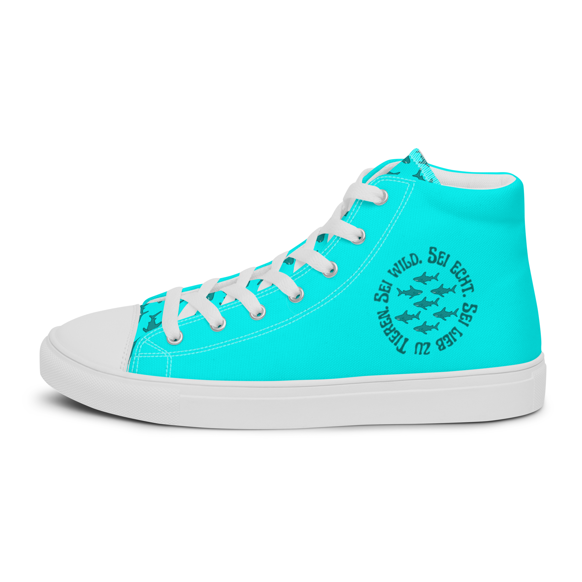 Friendly Hai - Neon High-Top Leinenschuhe für Damen – Bild 2