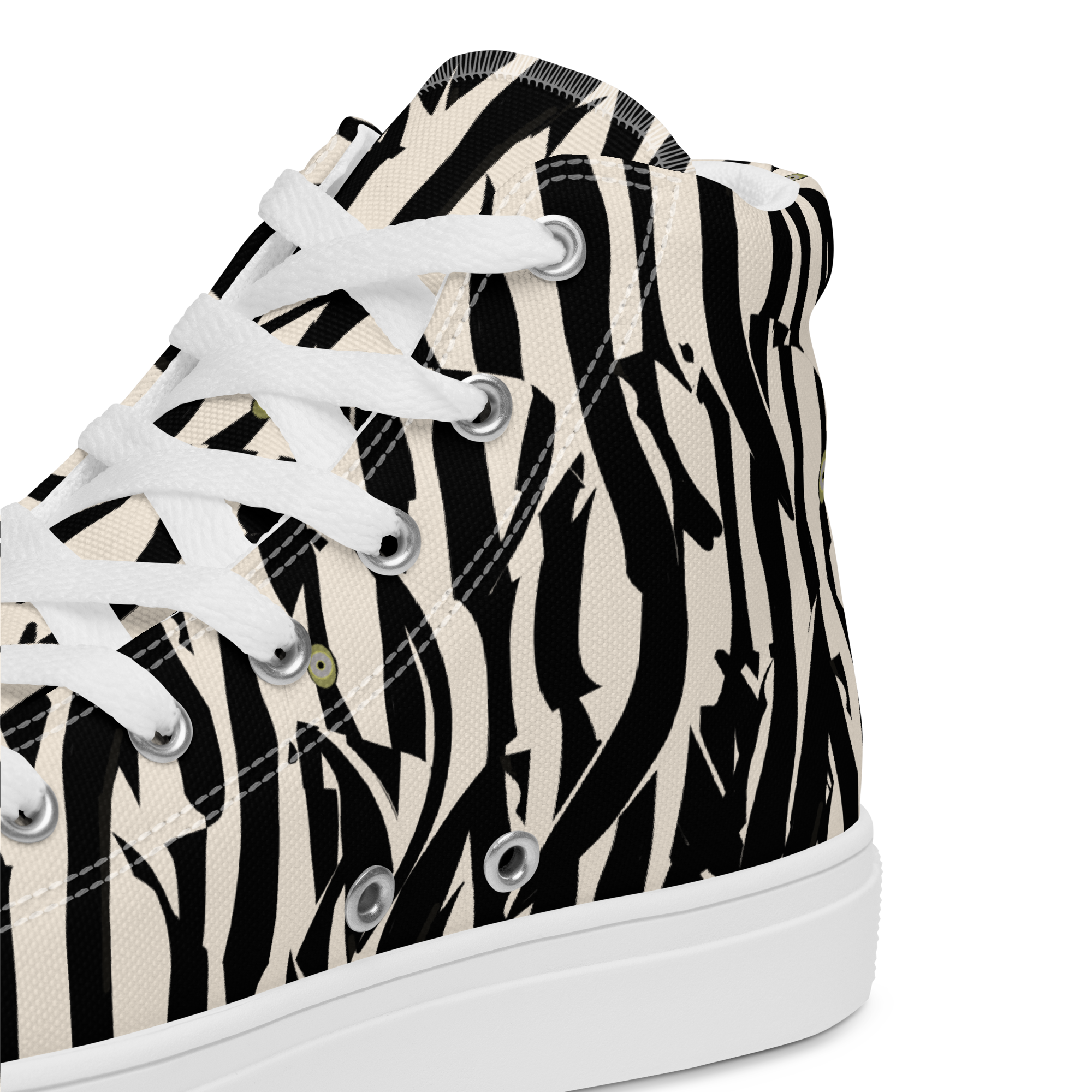 Old Wife Fish - High-Top Leinenschuhe für Damen – Bild 7