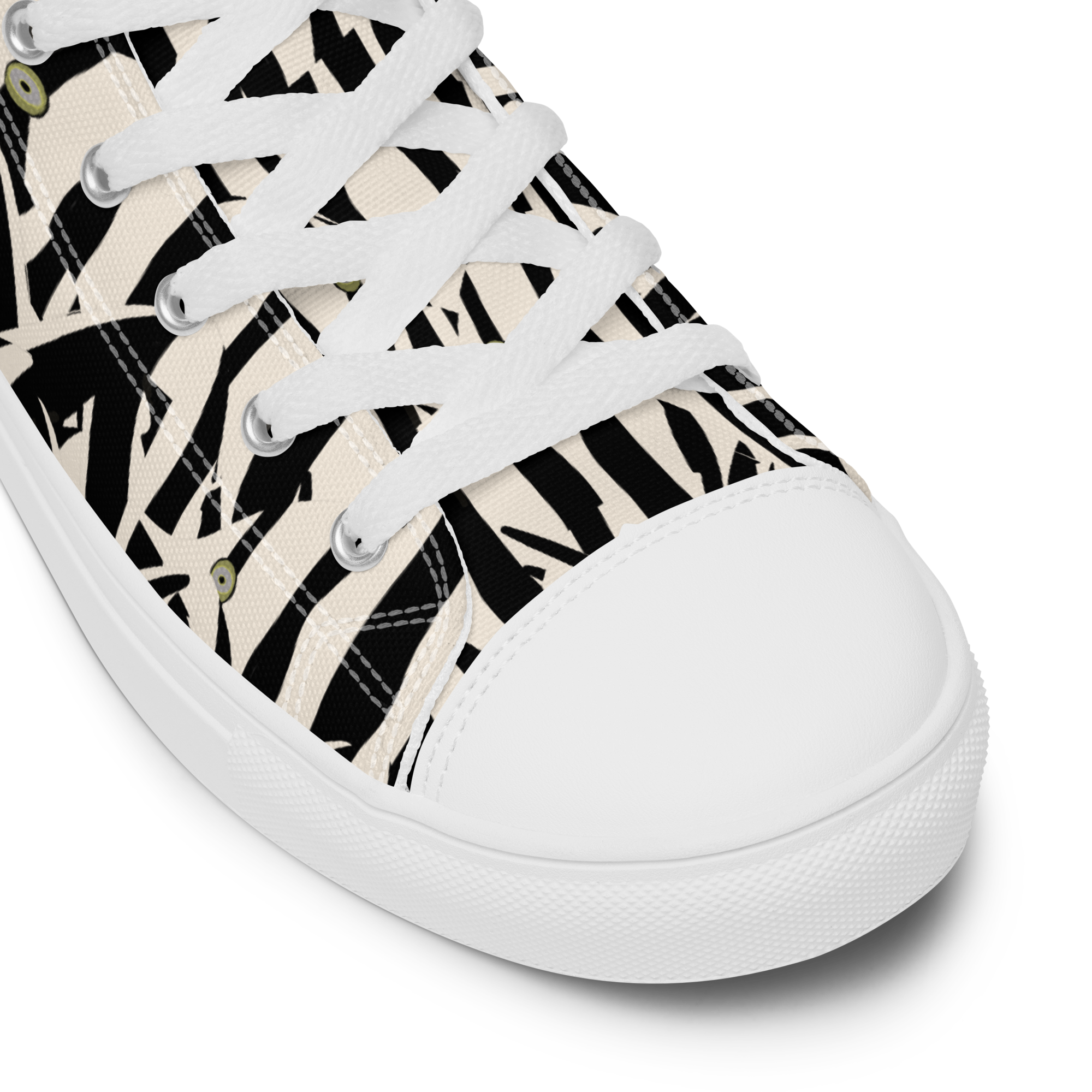 Old Wife Fish - High-Top Leinenschuhe für Damen – Bild 8