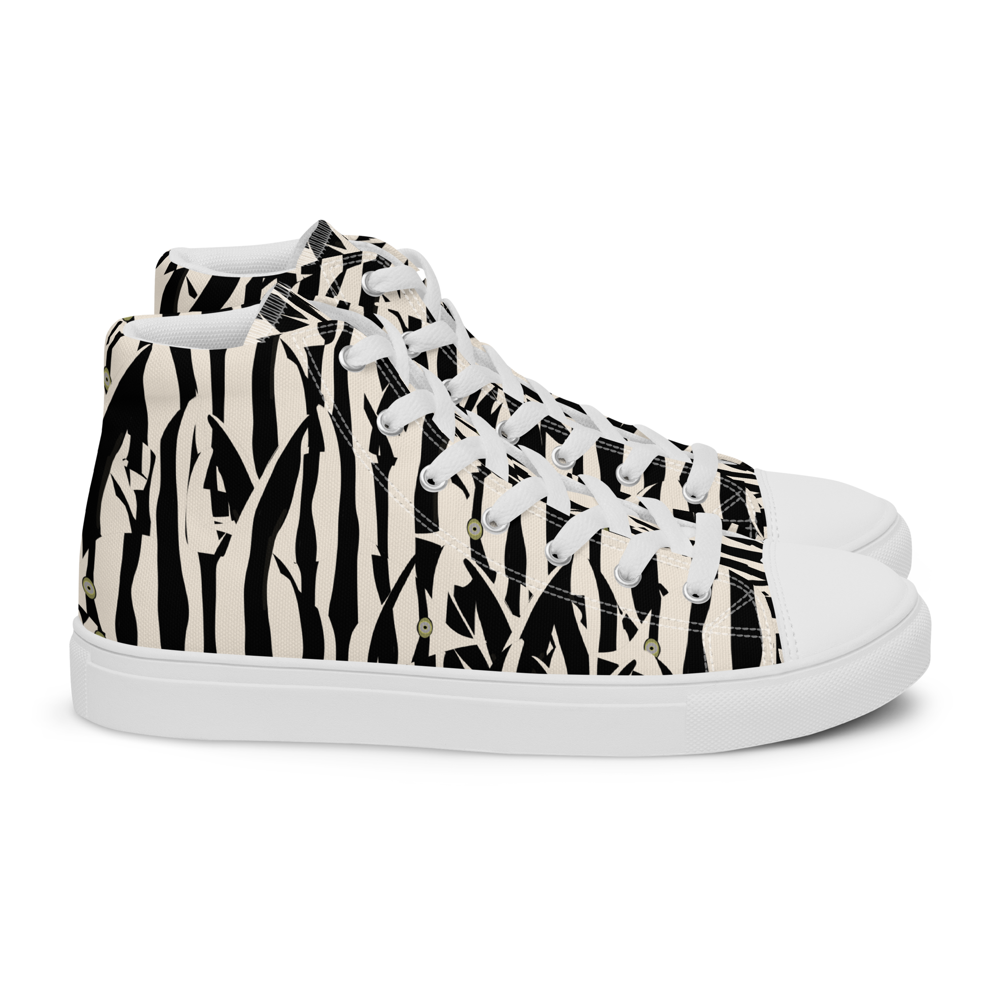 Old Wife Fish - High-Top Leinenschuhe für Damen – Bild 10