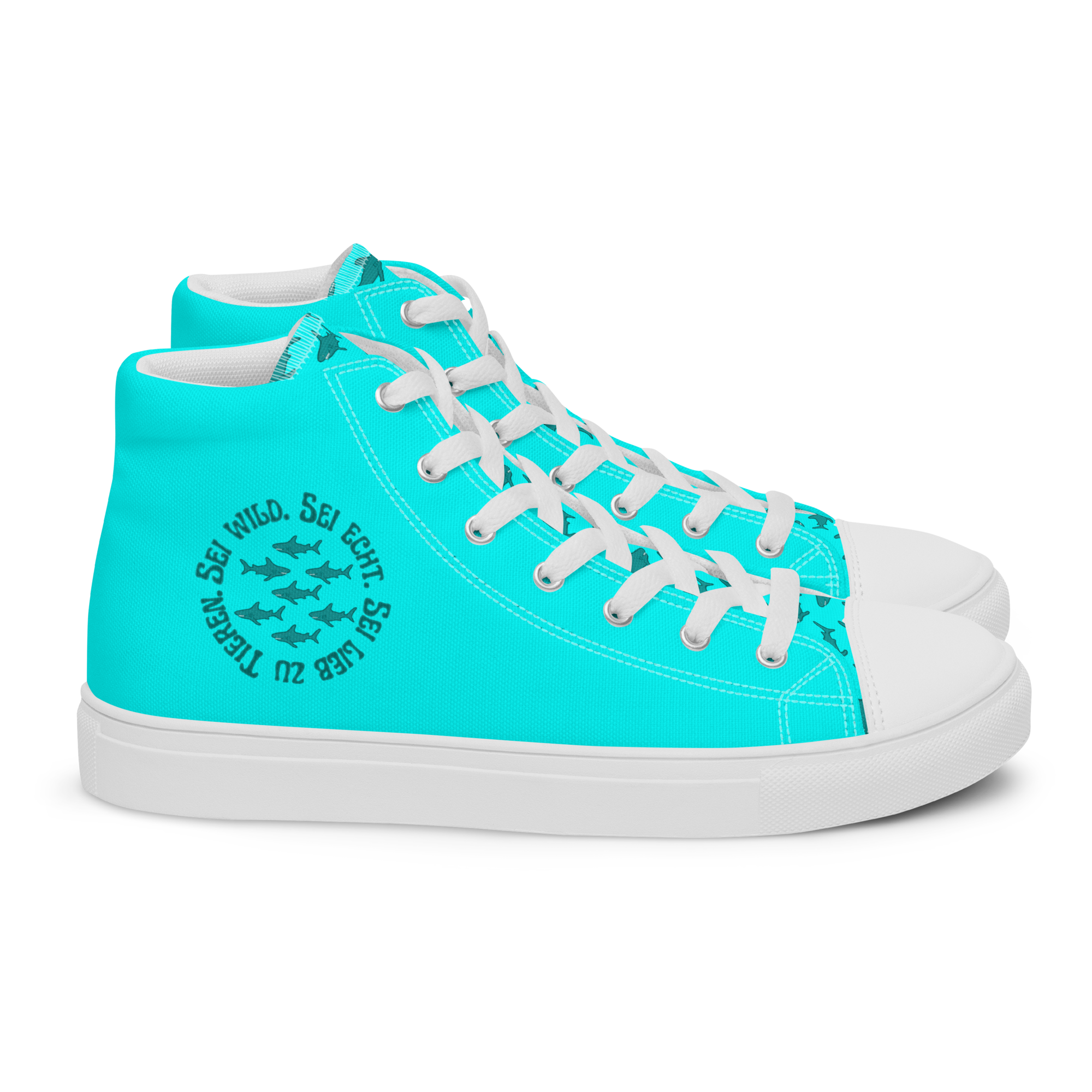 Friendly Hai - Neon High-Top Leinenschuhe für Damen