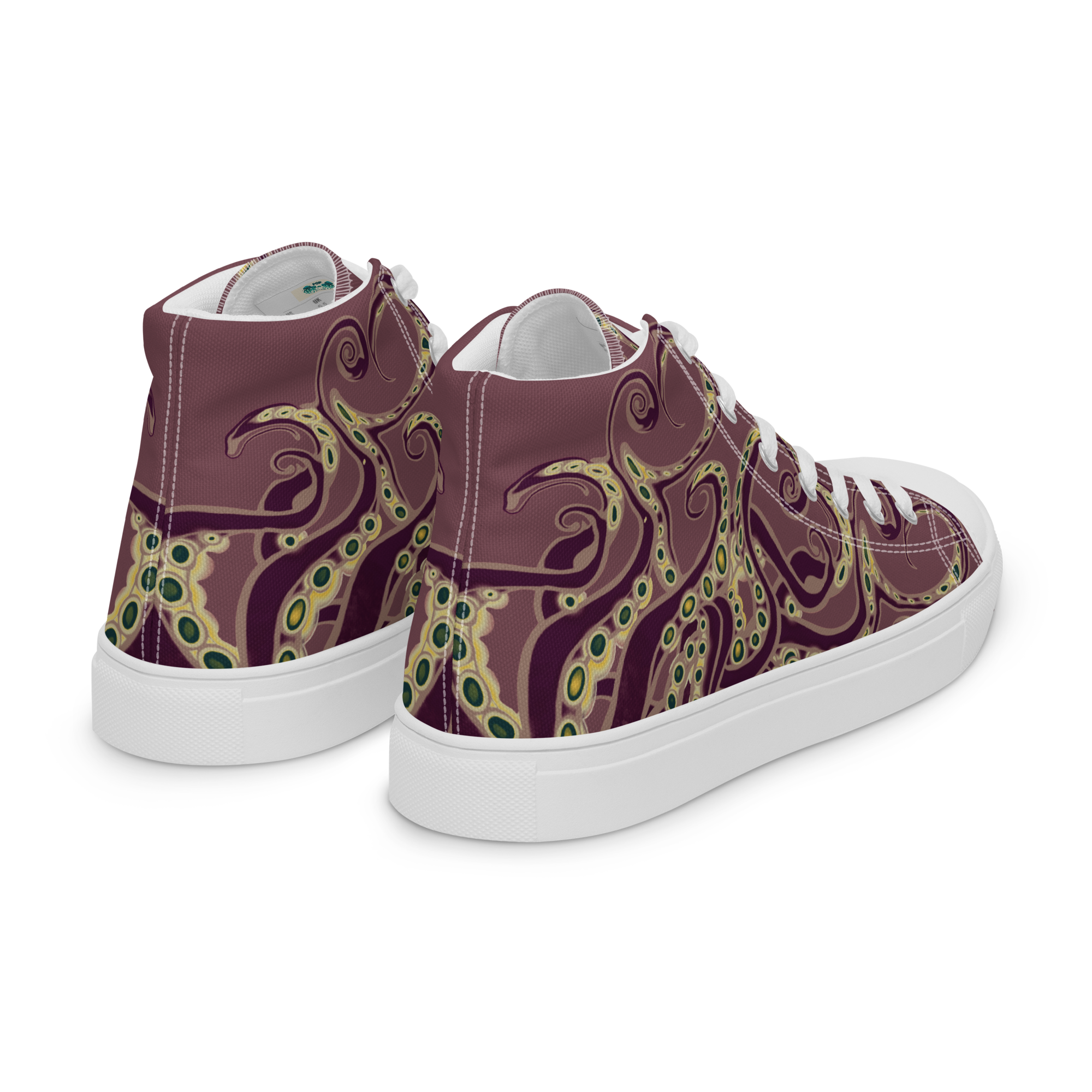 Tentakulös - High-Top Leinenschuhe für Damen – Bild 4