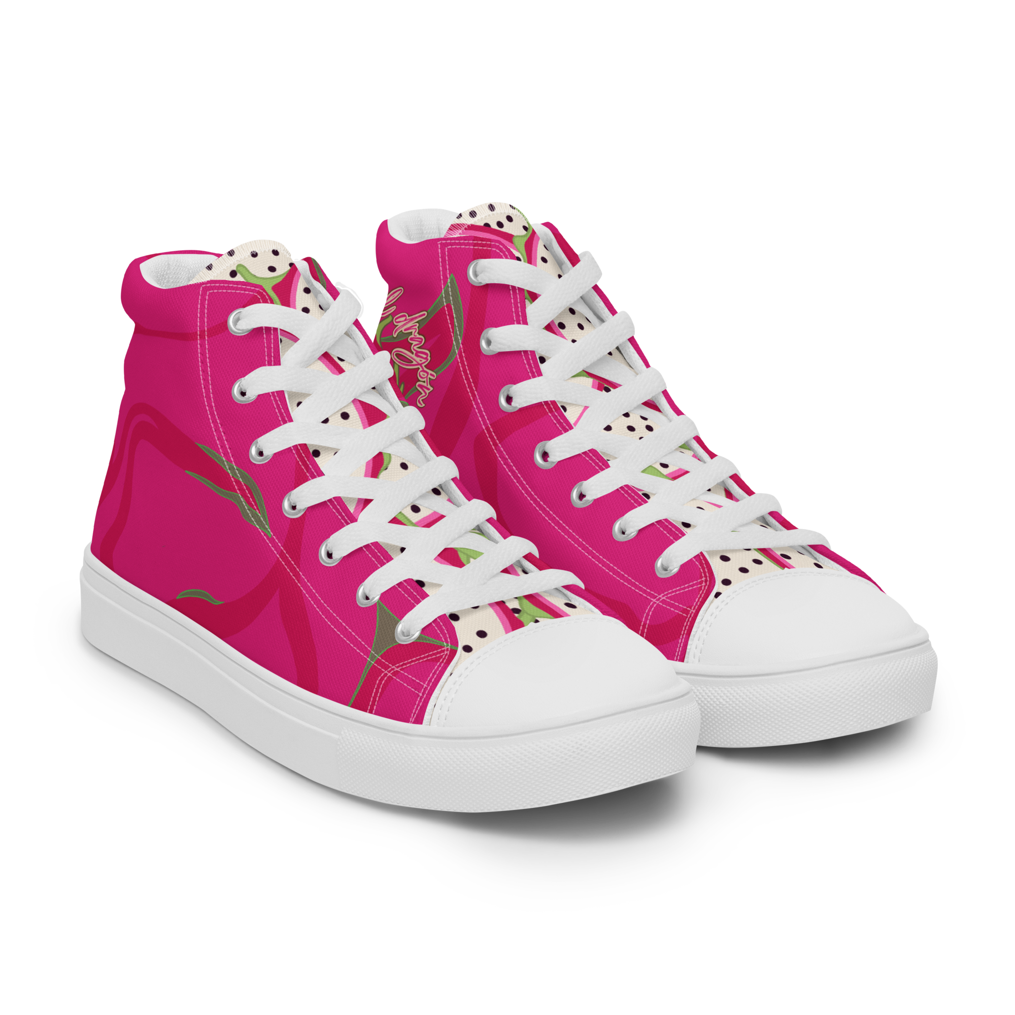 Fruta del Dragón - High-Top Leinenschuhe für Damen – Bild 12