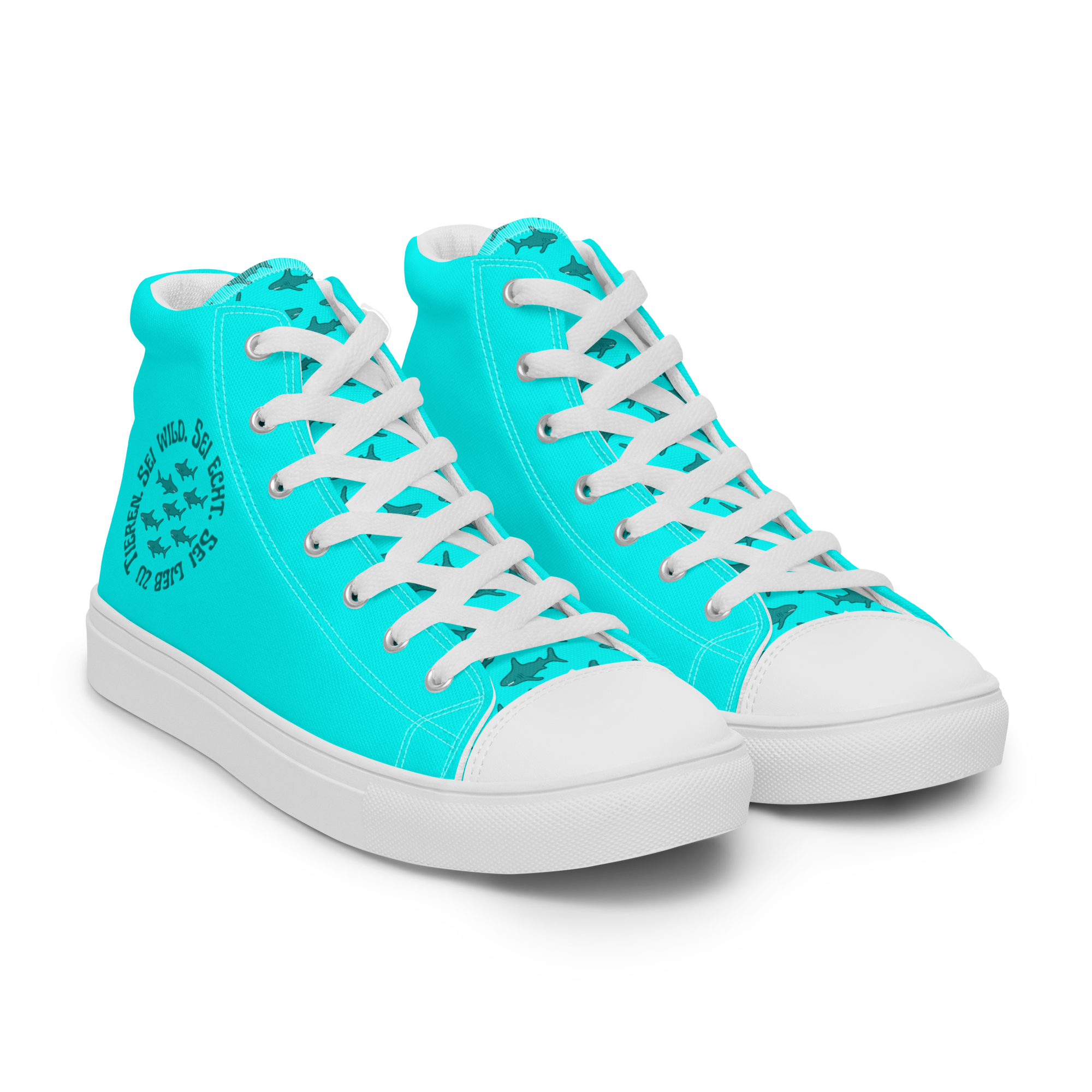 Friendly Hai - Neon High-Top Leinenschuhe für Damen – Bild 13
