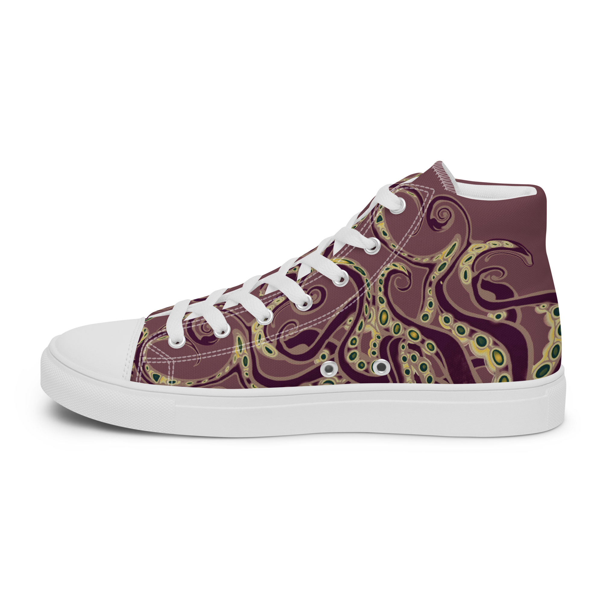 Tentakulös - High-Top Leinenschuhe für Damen – Bild 5