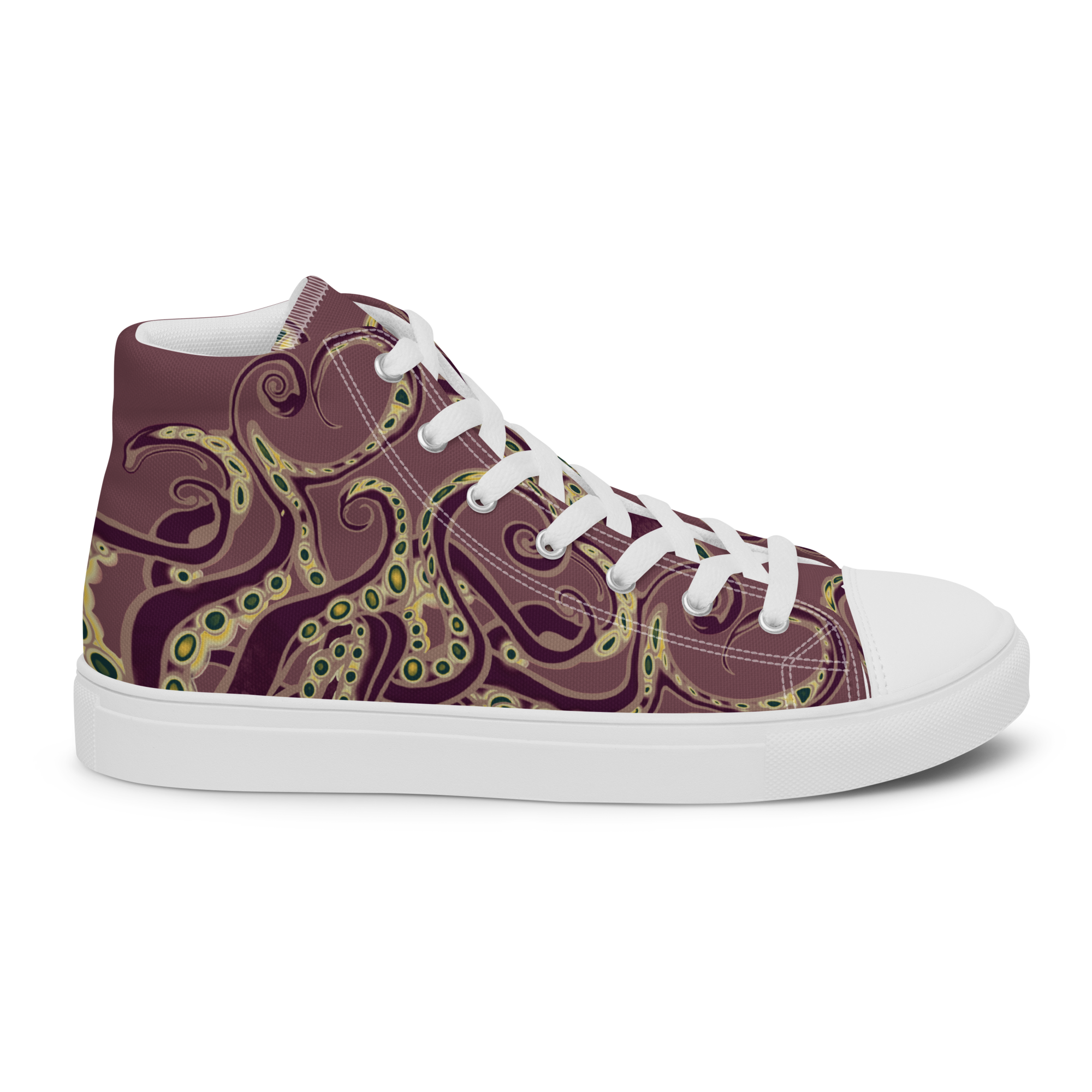 Tentakulös - High-Top Leinenschuhe für Damen – Bild 6