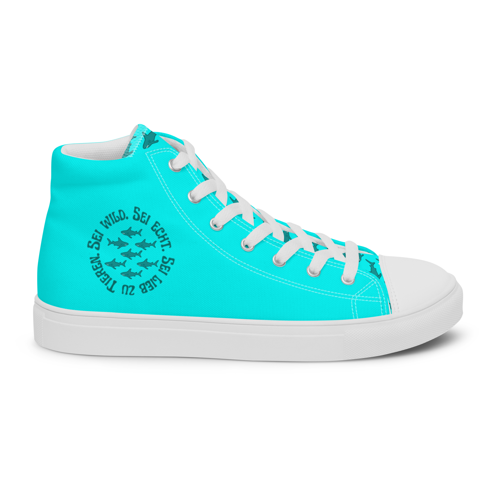 Friendly Hai - Neon High-Top Leinenschuhe für Damen – Bild 11