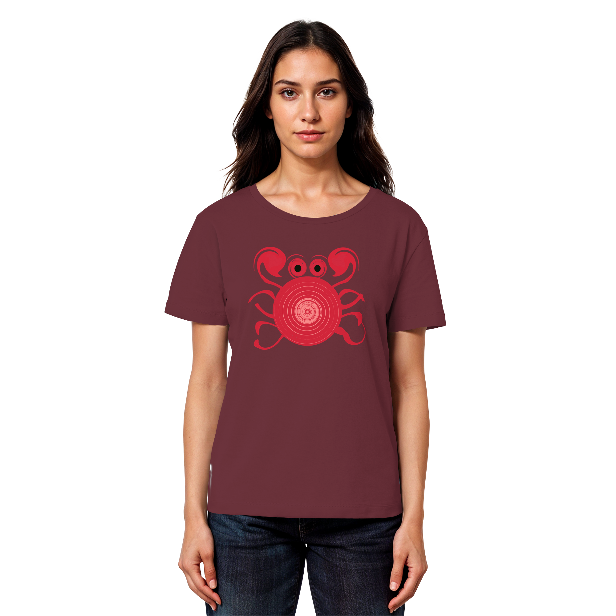 Salty Crab - Womens Organic Lightweight T-Shirt – Bild 6