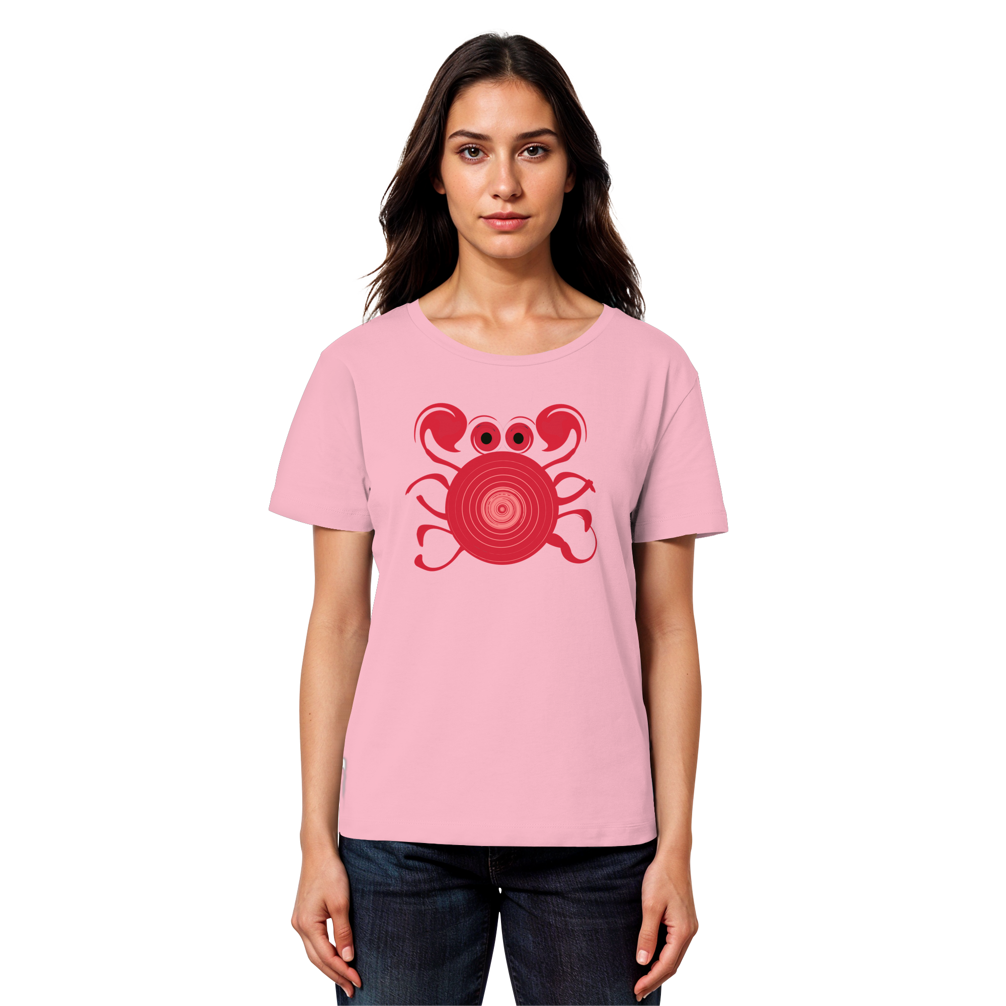 Salty Crab - Womens Organic Lightweight T-Shirt – Bild 5