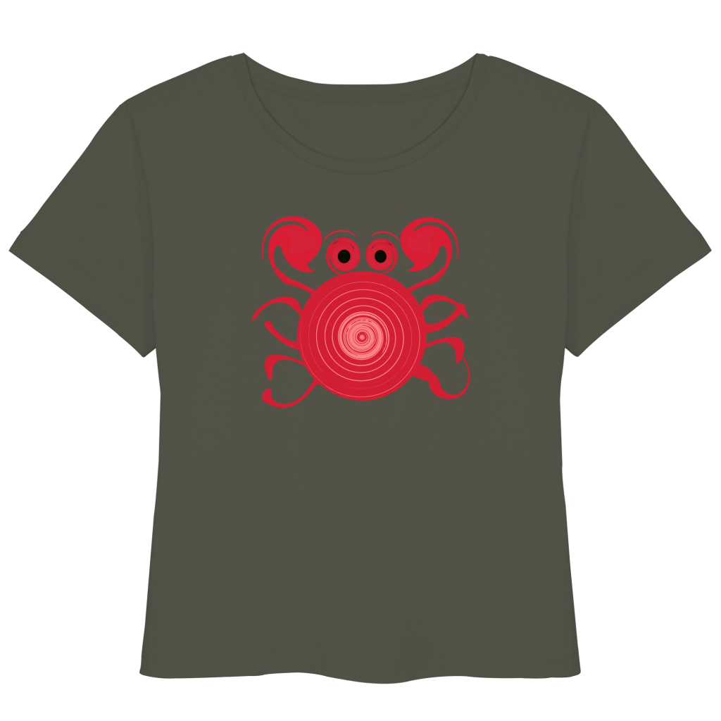 Salty Crab - Womens Organic Lightweight T-Shirt