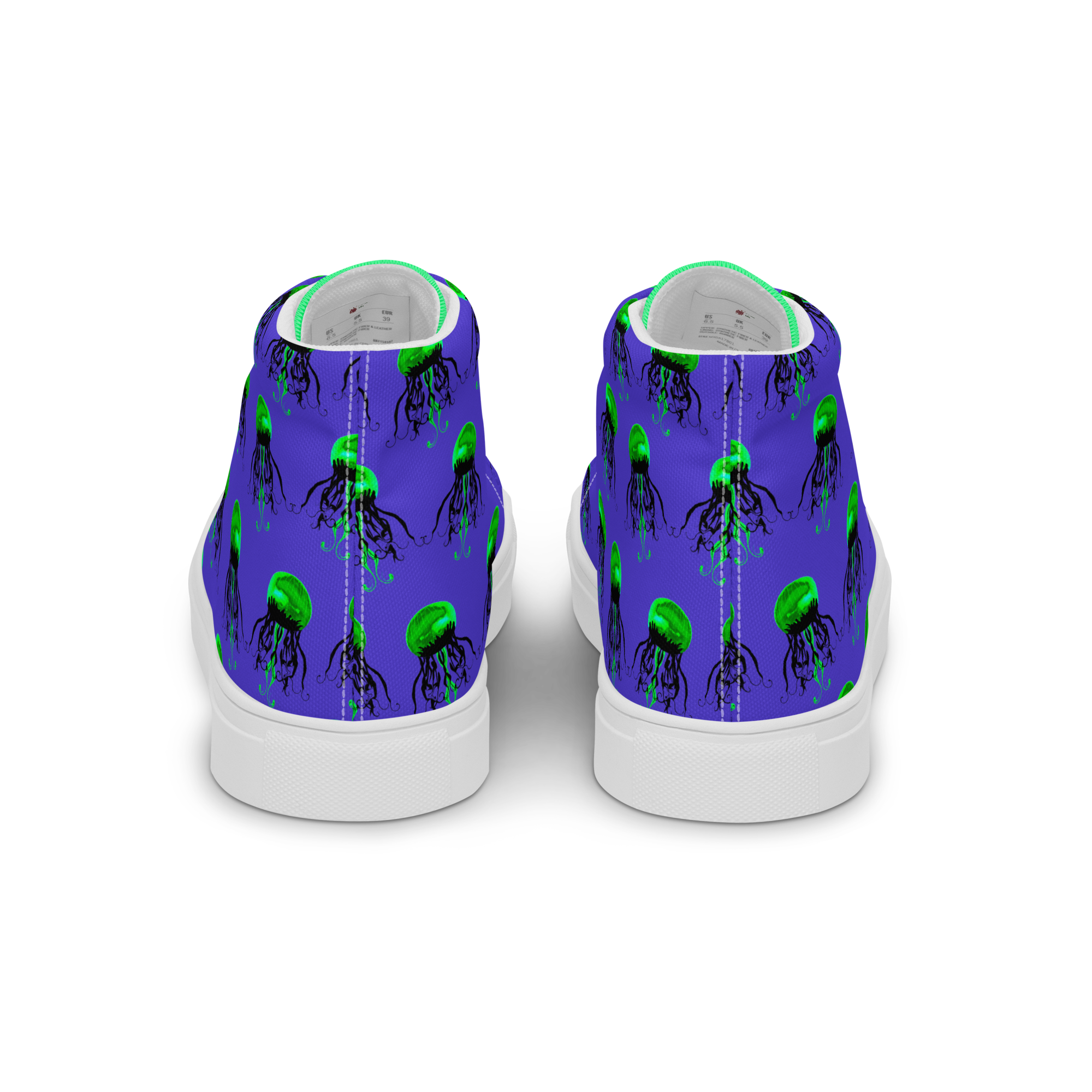 Acid Jelly - Neon High-Top Leinenschuhe für Herren – Bild 6