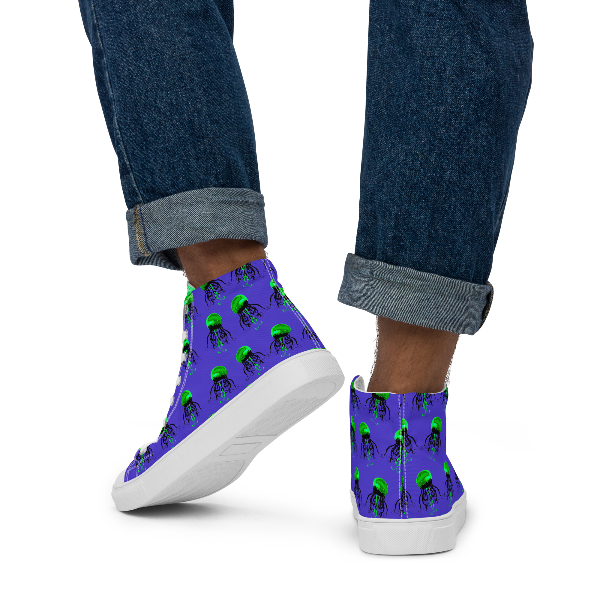 Acid Jelly - Neon High-Top Leinenschuhe für Herren – Bild 5