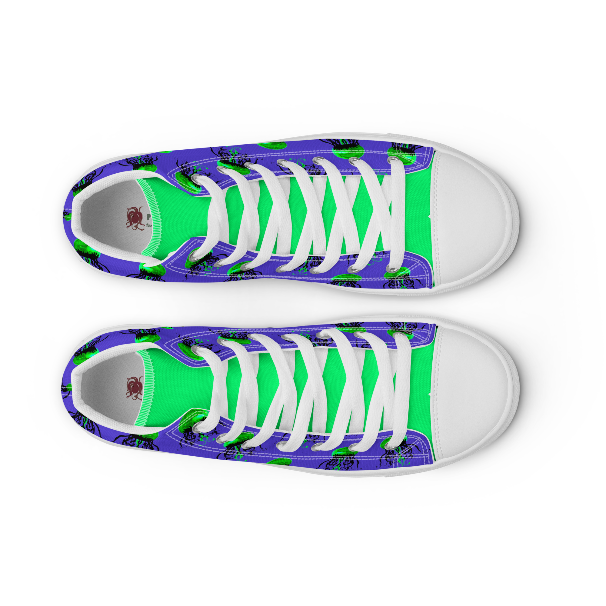Acid Jelly - Neon High-Top Leinenschuhe für Herren – Bild 4